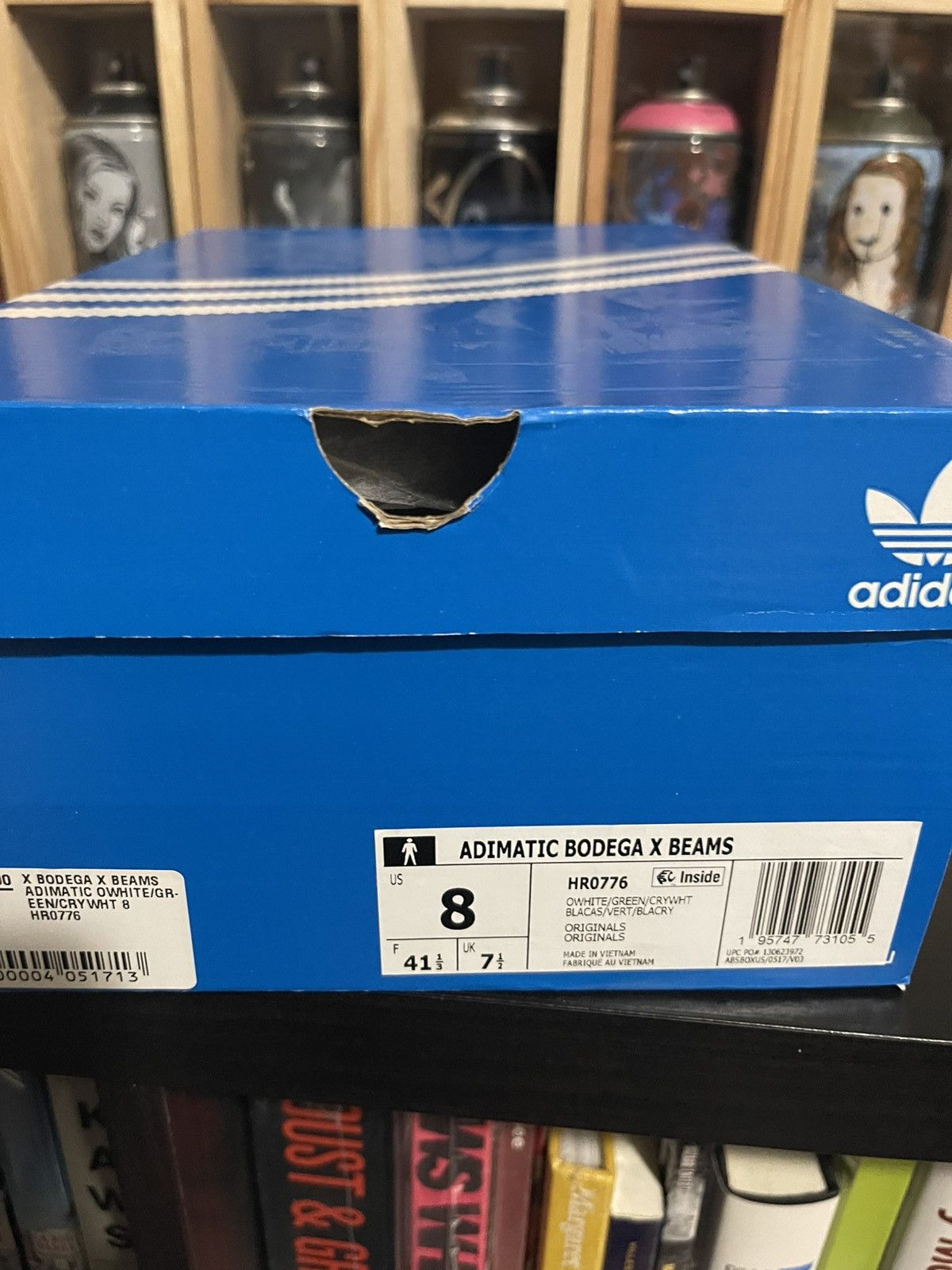 Adidas Adimatic X Beams X Bodega Size 8