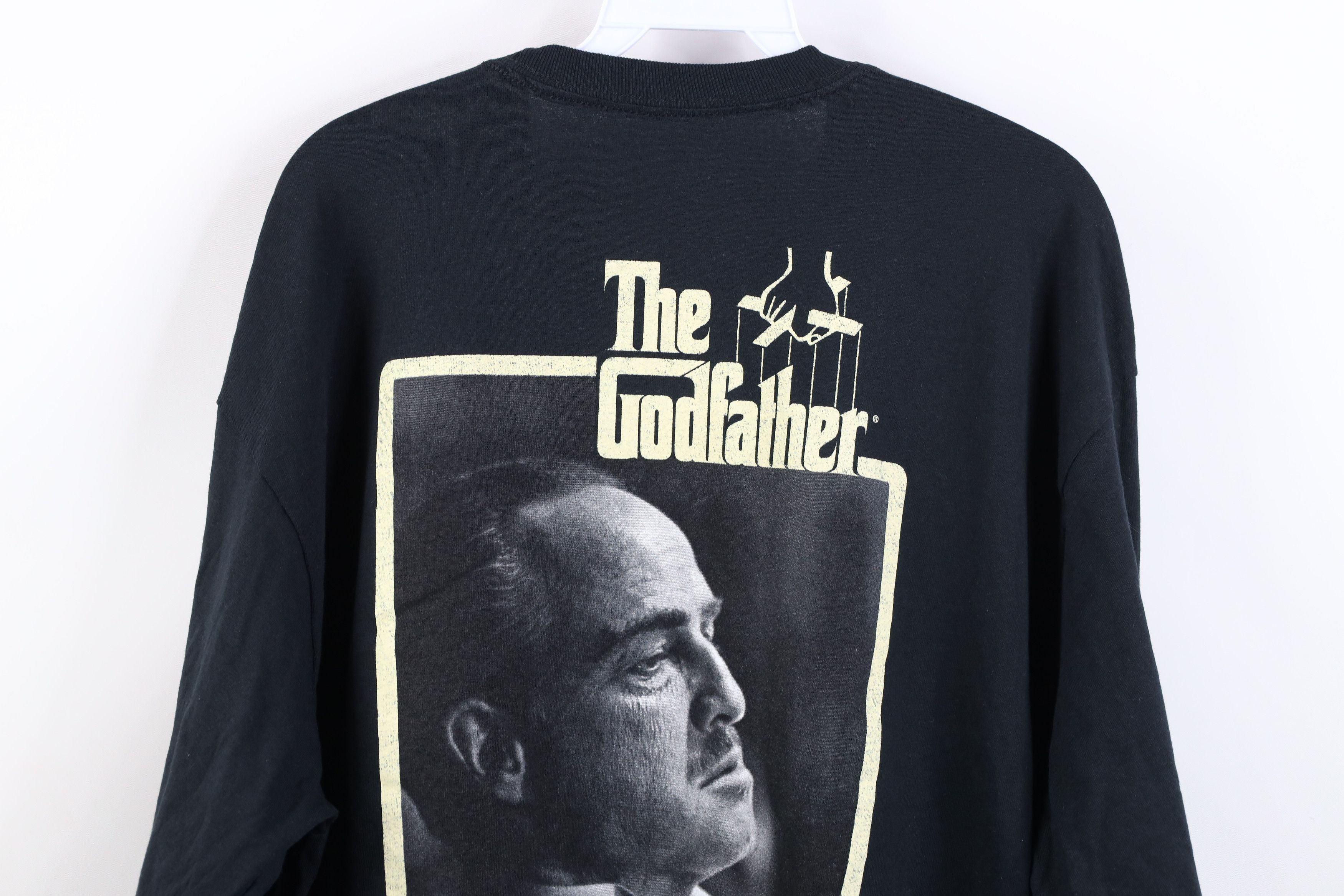 Vintage Y2K Streetwear The Godfather Movie Long Sleeve T-Shirt Black Size US XL / EU 56 / 4 - 11 Thumbnail