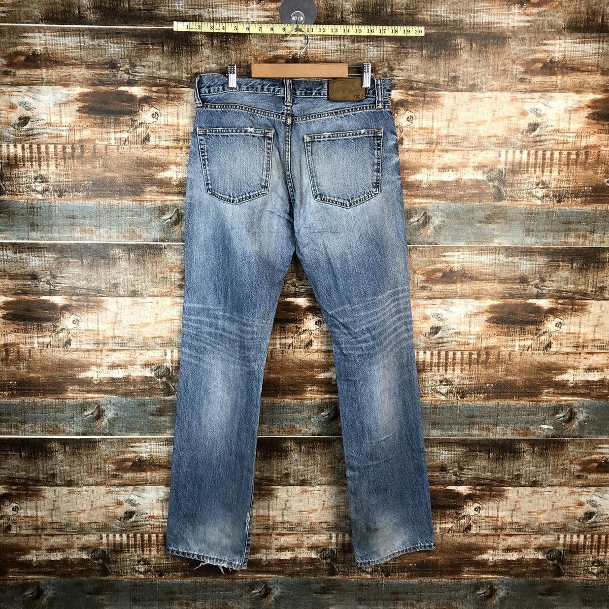 Uniqlo DL Uniqlo Jeans Blue Distressed Denim Pants #C154 Size US 31 - 12 Thumbnail