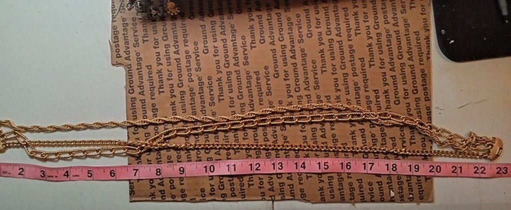 Monet Vintage Monet Chunky Gold Tone Chain Necklace Size ONE SIZE - 9 Thumbnail