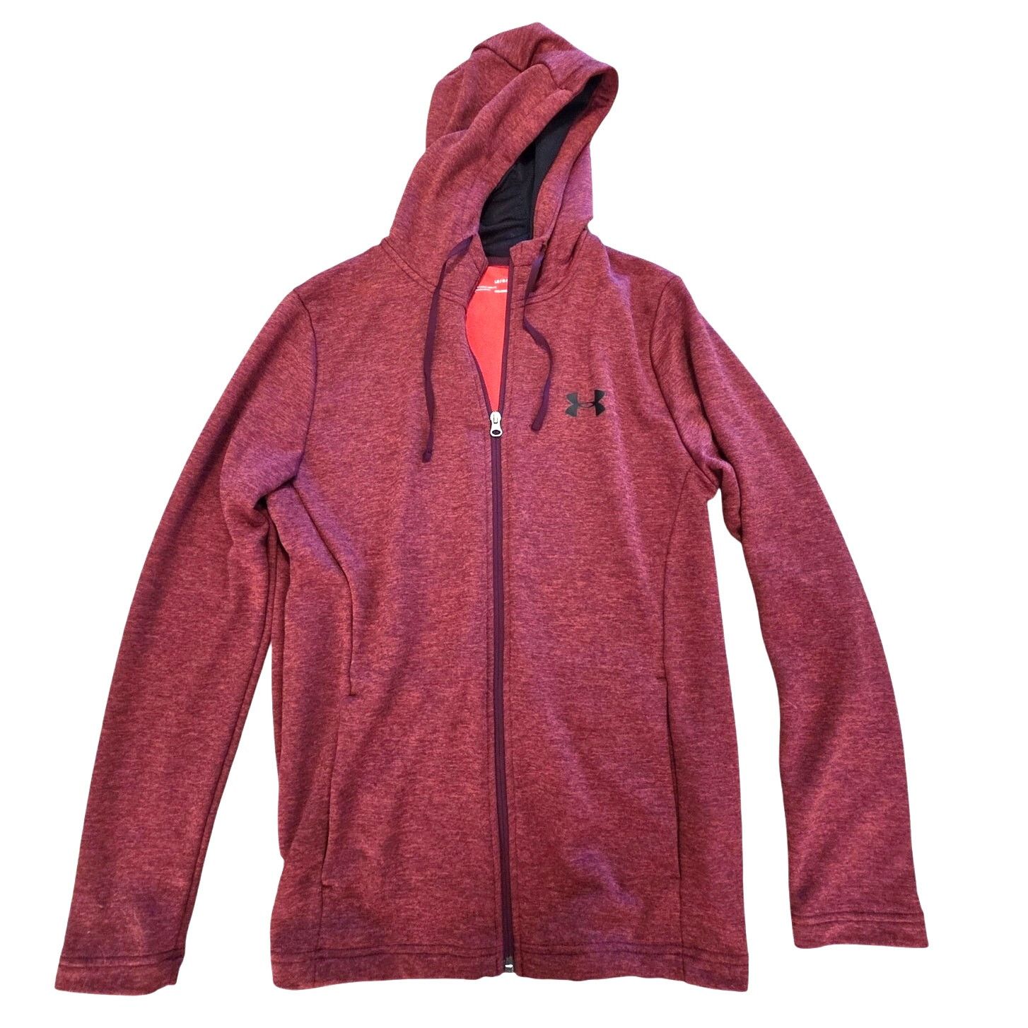 Under Armour Men's Under Armour Heather Red Hoodie - Size Large Size US L / EU 52-54 / 3 - 3 Thumbnail