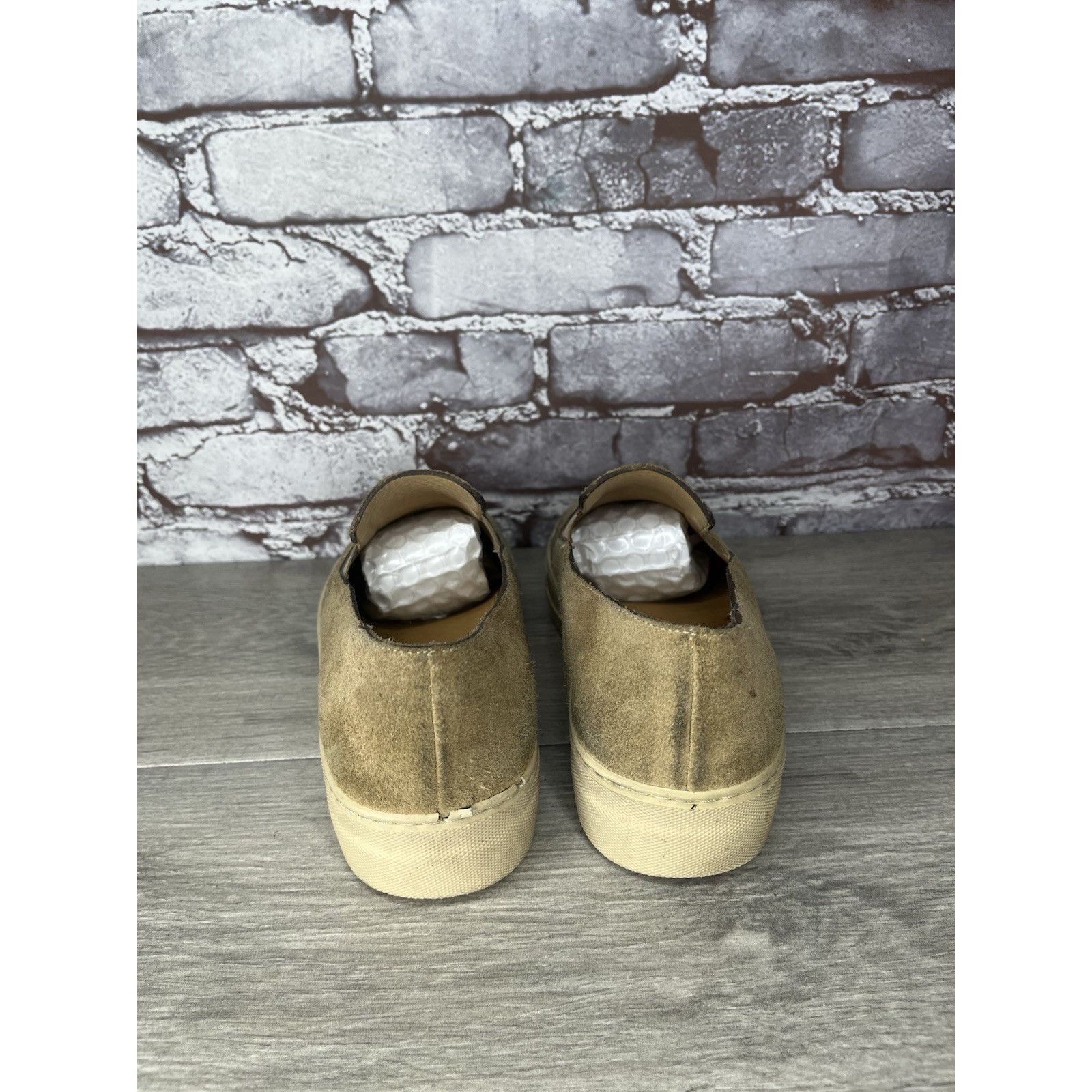 Frame Frame Le Ren Tan Suede Leather Slip On Sneakers Shoes Women Size US 8 / IT 38 - 5 Thumbnail