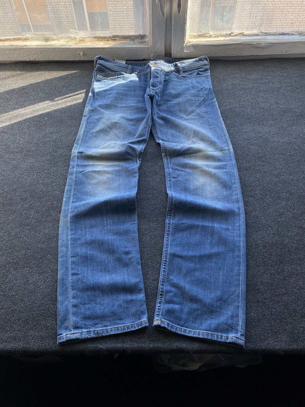 Diesel 🔥Diesel Opium Punk Iakop Regular Slim Tapered Jeans gothic Size US 34 / EU 50 - 1 Thumbnail