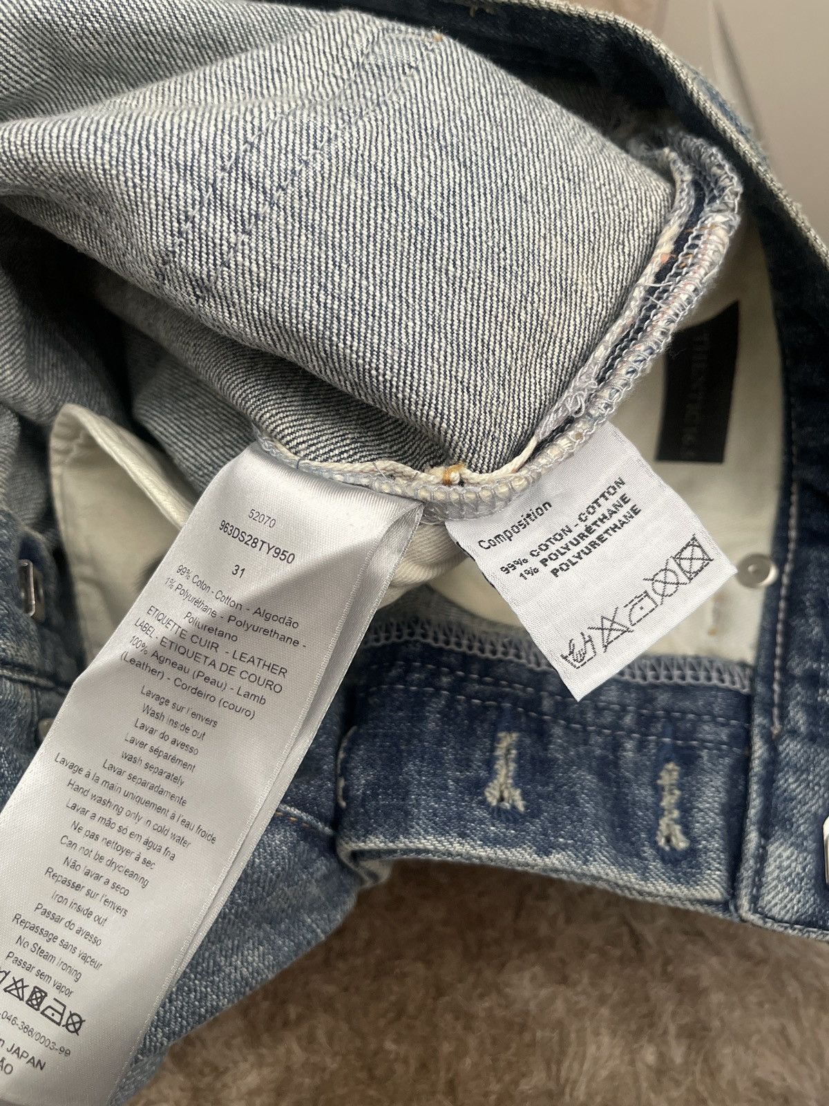 Dior Dior men’s jeans Size US 31 - 12 Thumbnail