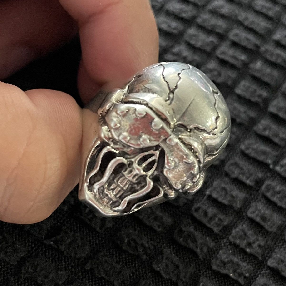 Sterling Silver Megadeath Vic Rattlehead 925 Silver Ring size 13 Size ONE SIZE - 5 Thumbnail