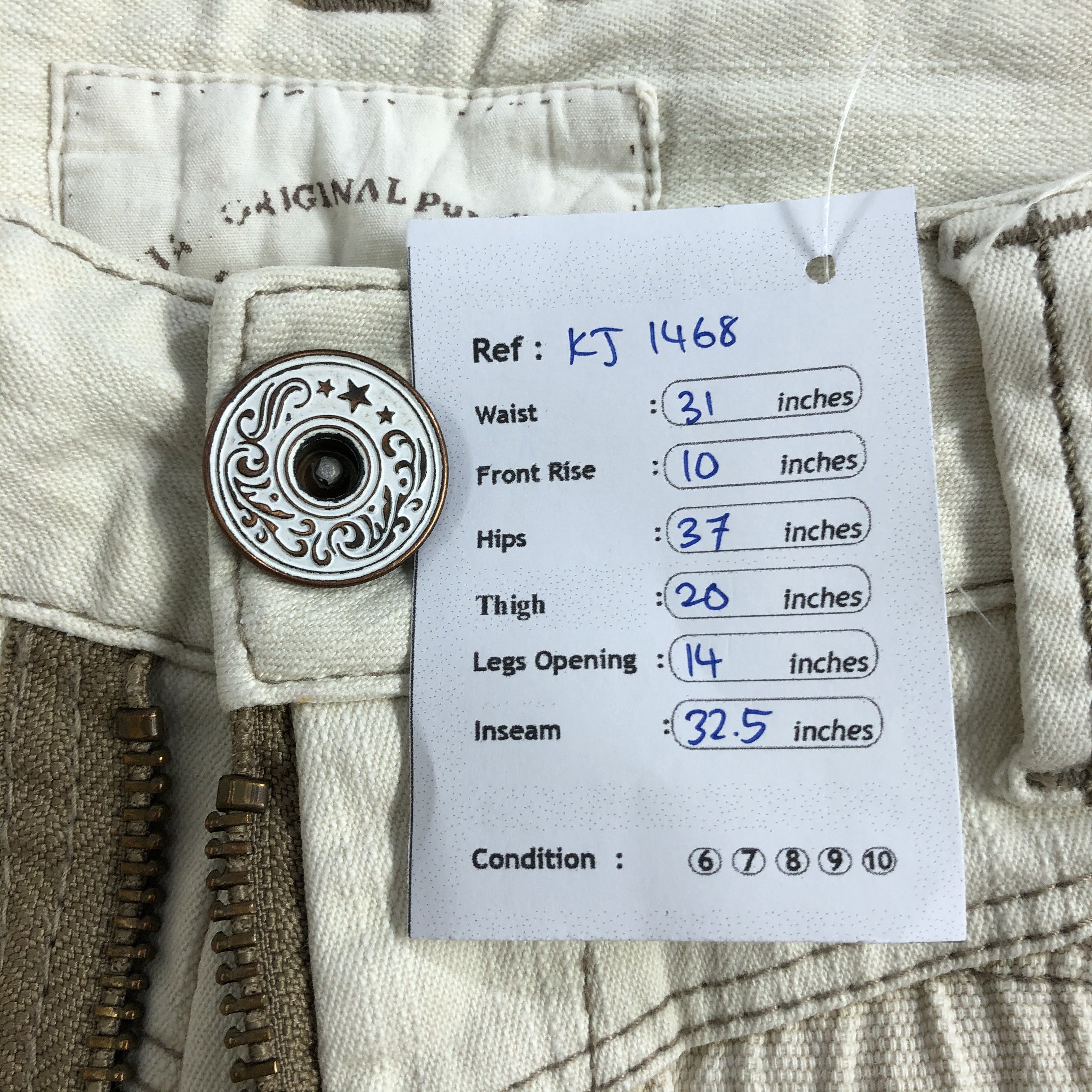 Japanese Brand Japanese Brand Seditionaries Jeans Multi Zipper Denim KJ1468 Size US 30 / EU 46 - 11 Thumbnail