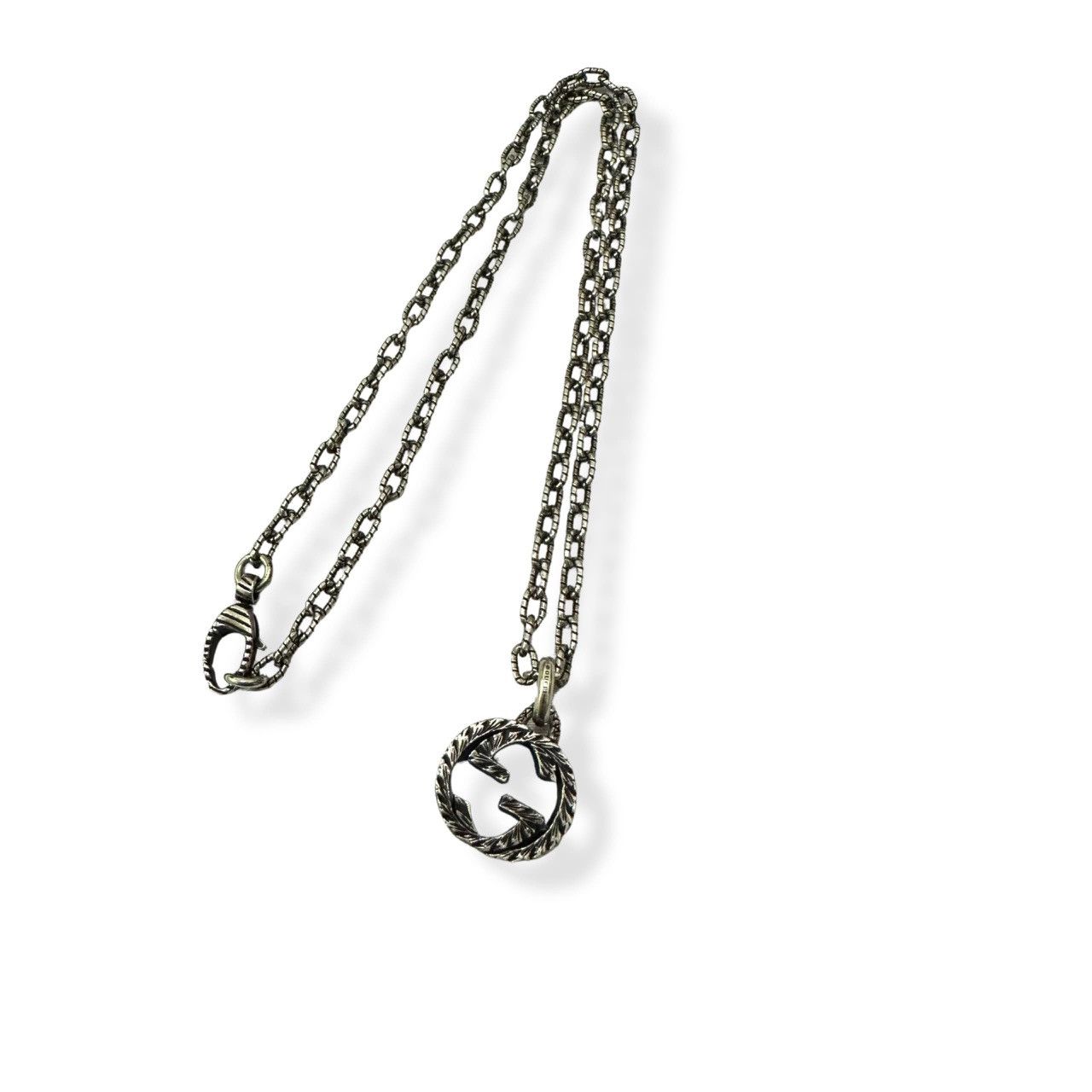 Gucci Gucci Vintage GG Laurel Sterling Silver Necklace 925 – 45cm Size ONE SIZE - 3 Thumbnail