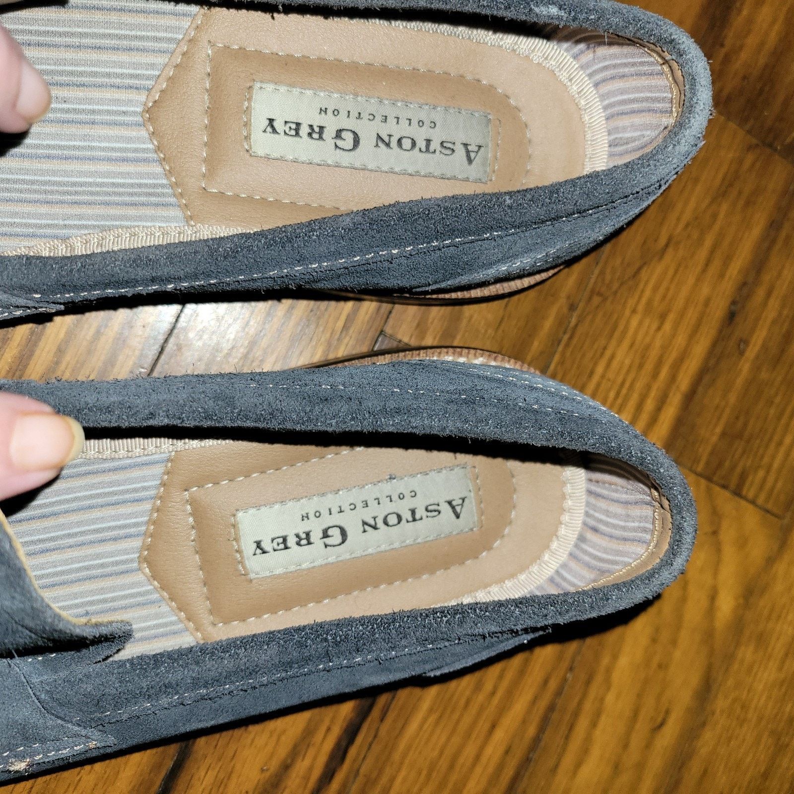 Aston Grey Aston Grey Collection Suede Leather Loafers Gray Size 8 Size US 8 / EU 41 - 5 Thumbnail