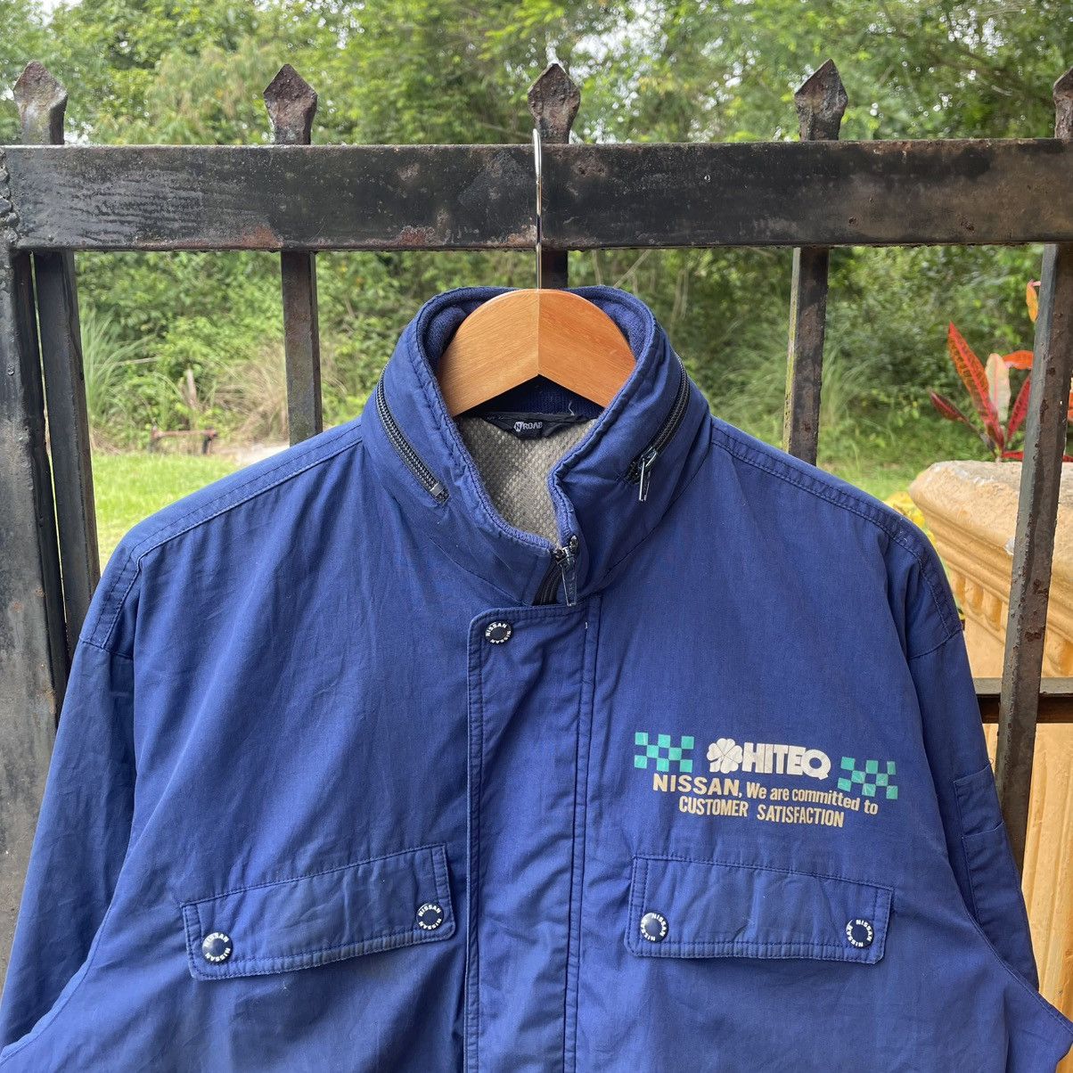 Sports Specialties × Vintage 🔥🇯🇵Vintage NISSAN Full Zipper Workers Bomber Light Jacket Size US L / EU 52-54 / 3 - 4 Thumbnail