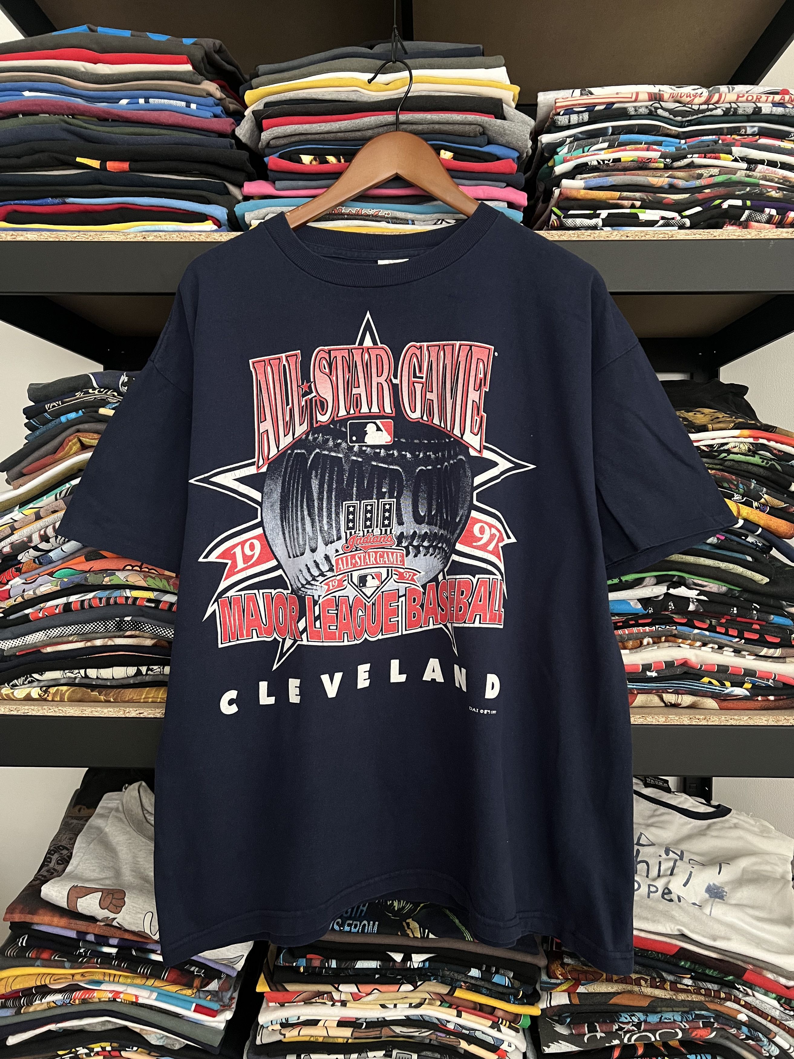 MLB Vintage 1997 All Star Game MLB Baseball Cleveland T-shirt Size US XXL / EU 58 / 5 - 1 Thumbnail