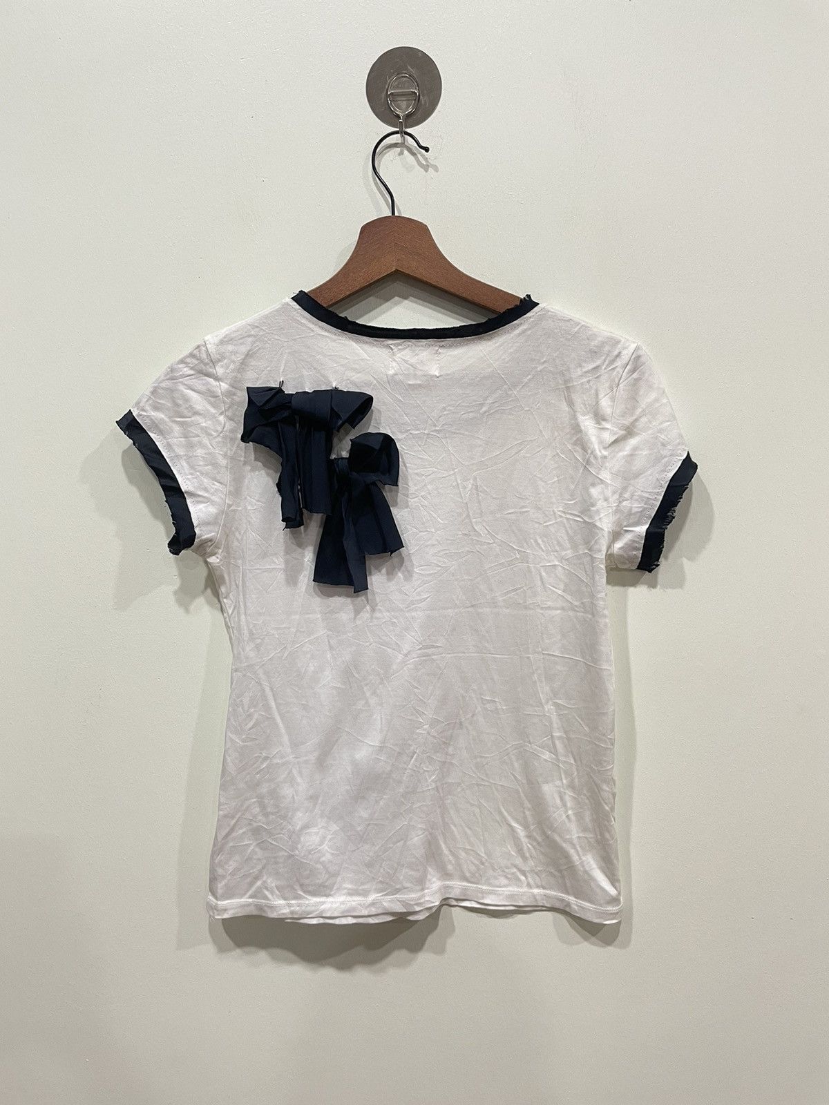Lanvin Lanvin ruffled Tshirt Size XS / US 0-2 / IT 36-38 - 2 Thumbnail