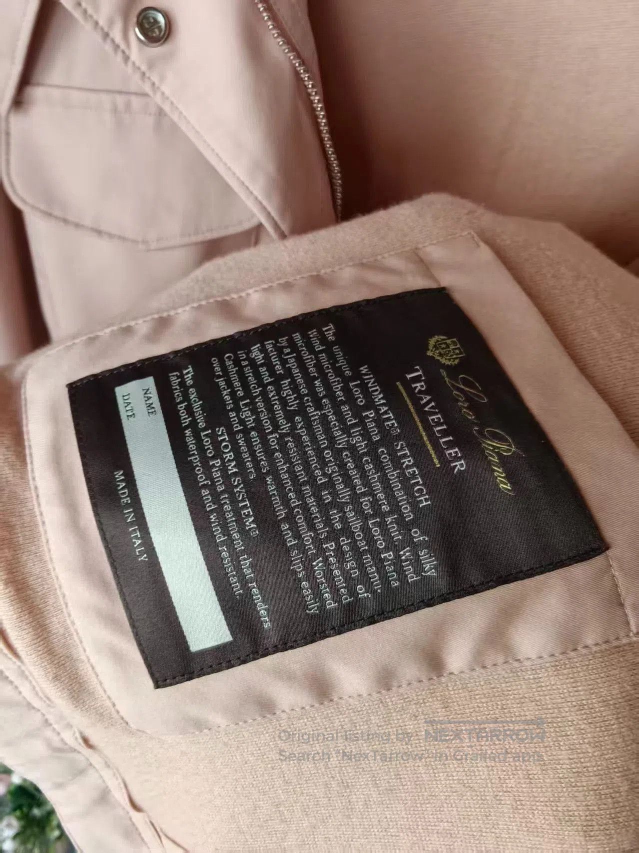 Loro Piana LP Pink Cashmere Lined Jacket. Size M / US 6-8 / IT 42-44 - 4 Thumbnail