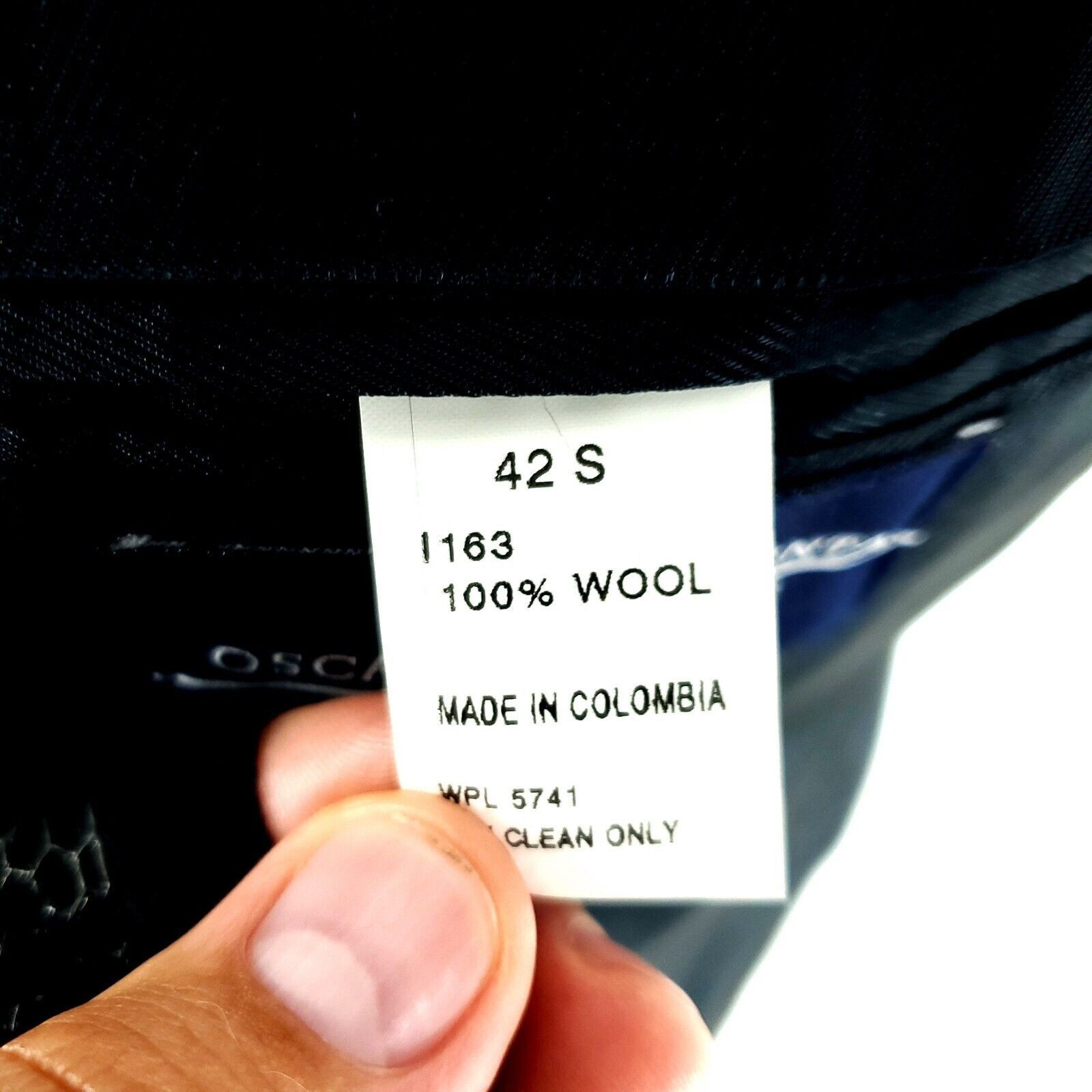 Oscar De La Renta Oscar De La Renta Wool 2 Bronze Button Blazer 42R Blue Tagge Size 42R - 9 Thumbnail