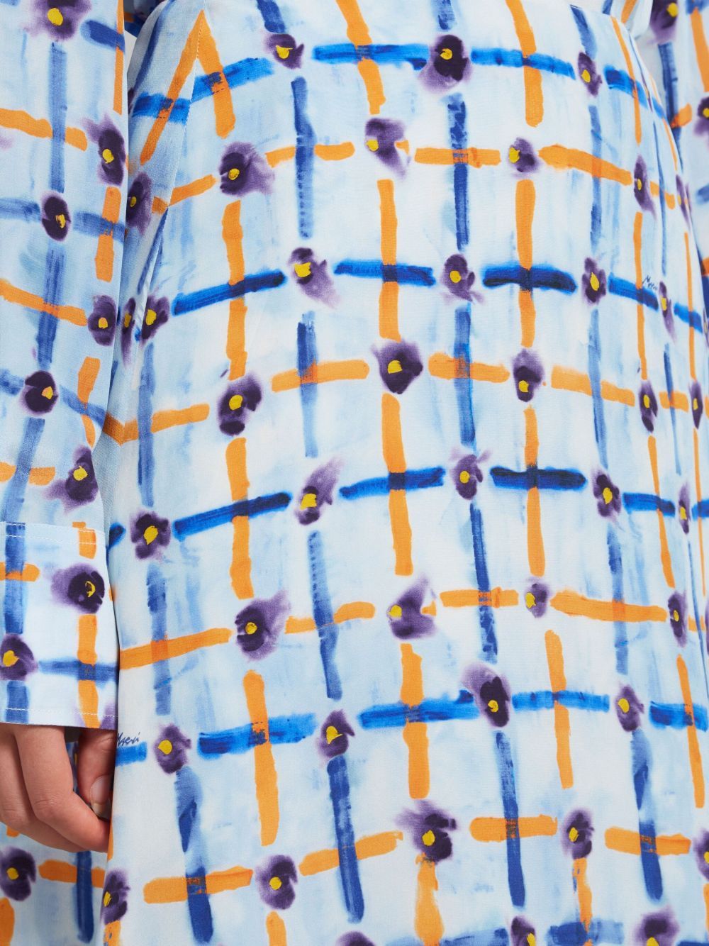Marni o1w1db10125 Graphic Print Midi Skirt in Multicolor Size 30" / US 8 / IT 44 - 5 Thumbnail