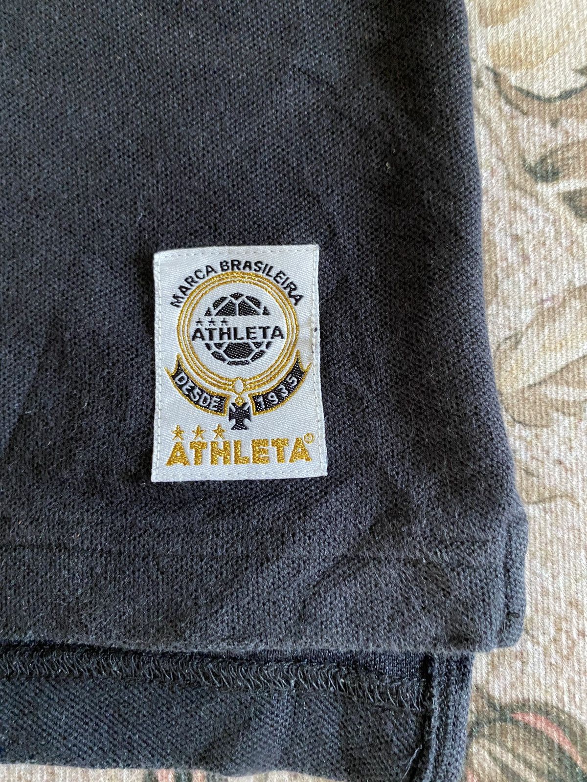 Japanese Brand × Vintage Vintage ATHLETA Tres Estrelas Da Vitoria Polo Tee Size US S / EU 44-46 / 1 - 5 Thumbnail