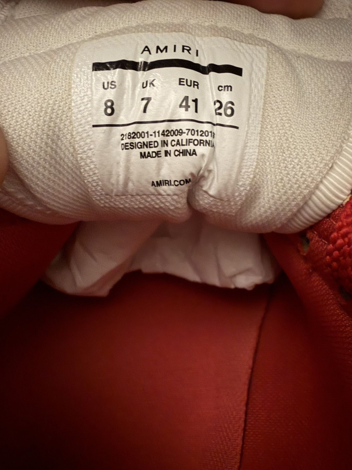 Amiri Amiri Low Top Skel Size US 8 / EU 41 - 6 Thumbnail