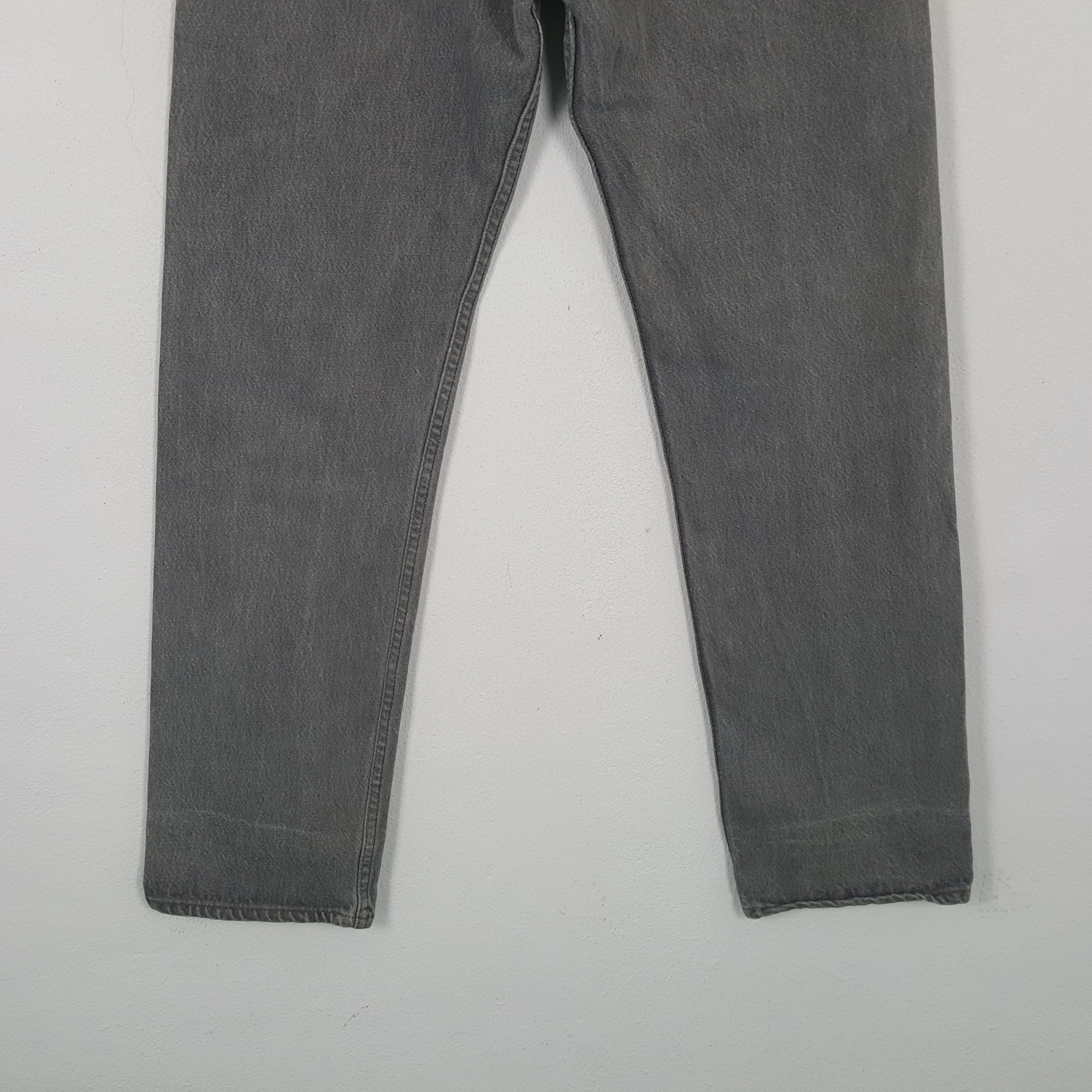 Levi's Vintage 90's Levis 501 Faded Gray Denim Jeans RR10 Size US 30 / EU 46 - 6 Thumbnail