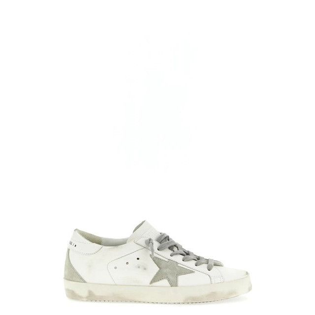 GOLDEN GOOSE Super Star Women's White/Taupe Sneakers New & A