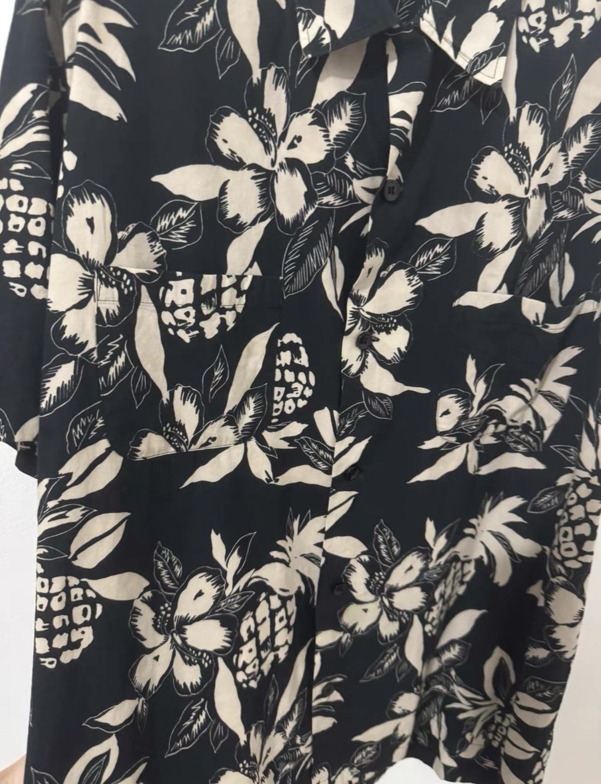Saint Laurent Paris SLP) 17SS All-Over Cuban Collar Floral Pineapple Shirt Size US L / EU 52-54 / 3 - 3 Thumbnail