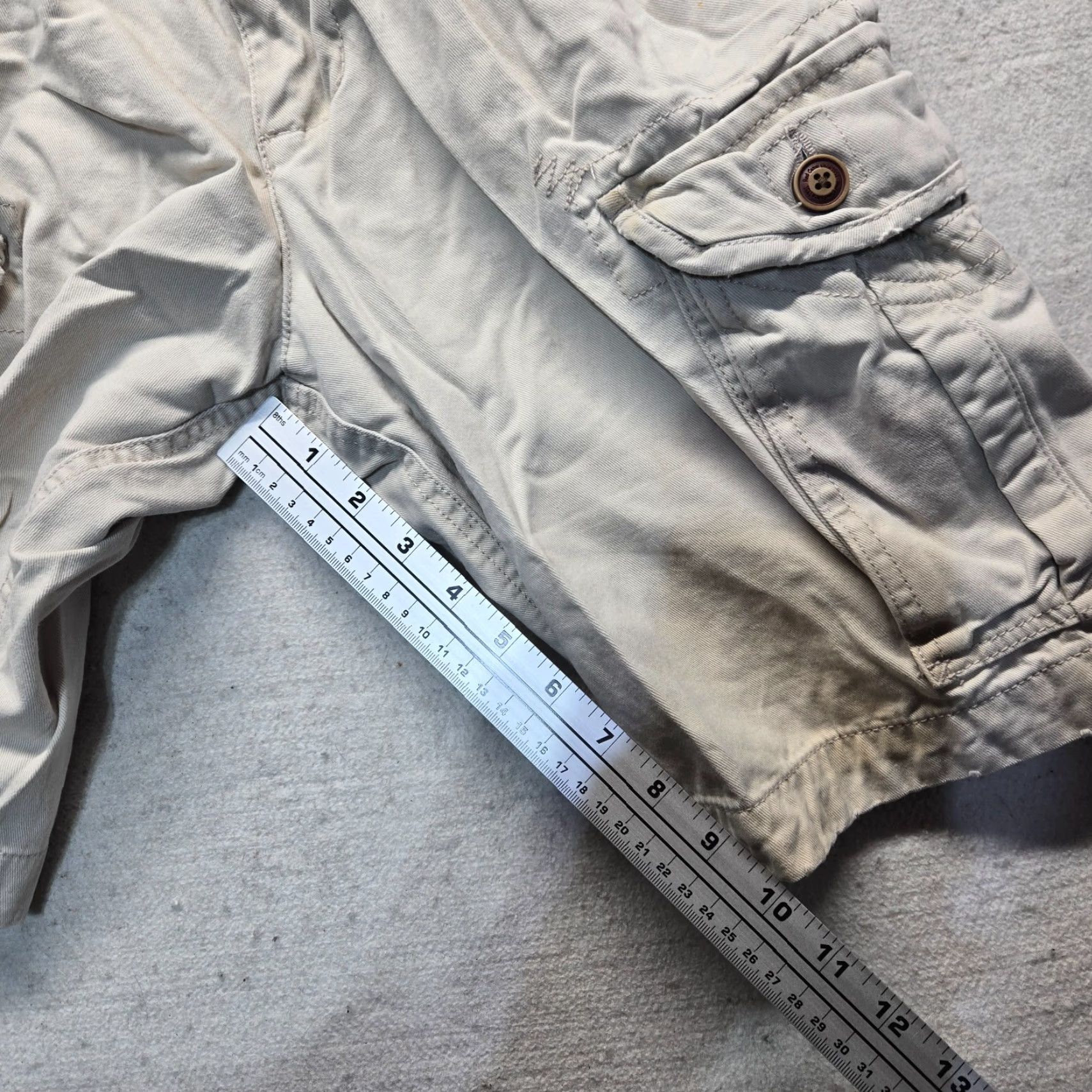 Camel Red Camel Beige Cargo Shorts 100% Cotton Adult Men Size 30 Kn Black Size US 30 / EU 46 - 7 Thumbnail