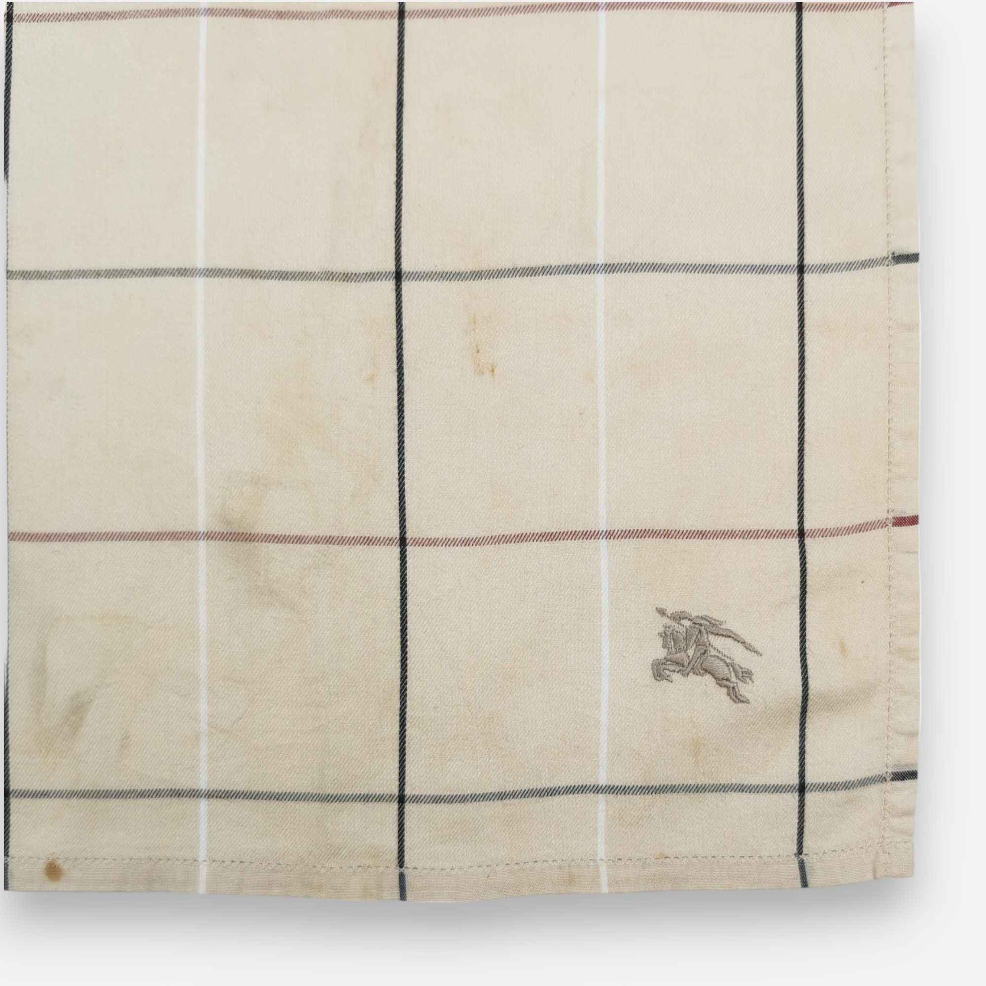 Burberry Vintage Burberry Handkerchief Pocket Square Bandana Size ONE SIZE - 4 Thumbnail