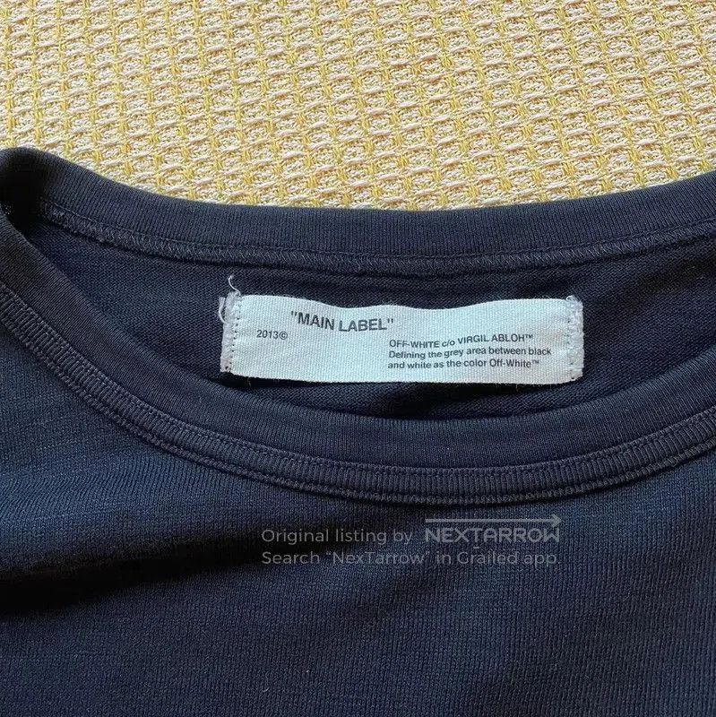 Off-White Off-White Black Cotton T-Shirt for Men . Size US M / EU 48-50 / 2 - 5 Thumbnail