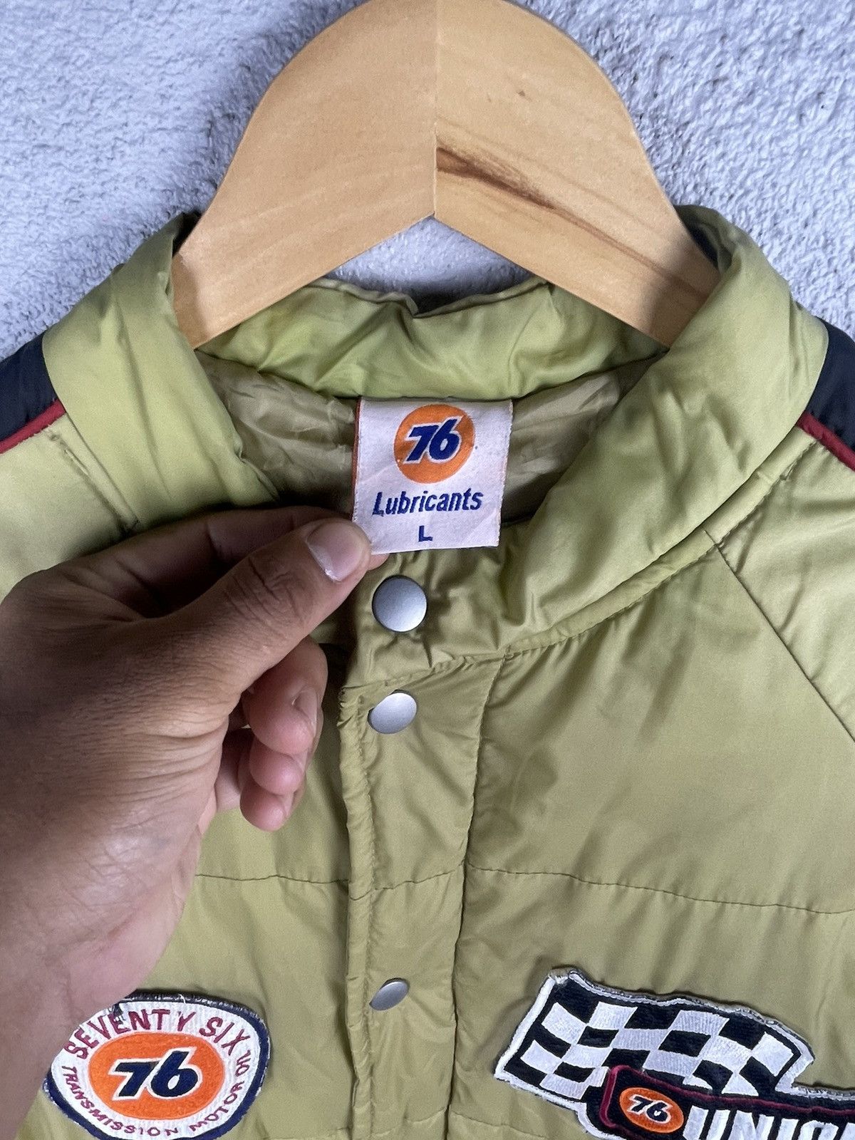Vintage VINTAGE 76 LUBRICANTS Motor Oil Down Jacket Size US L / EU 52-54 / 3 - 11 Thumbnail