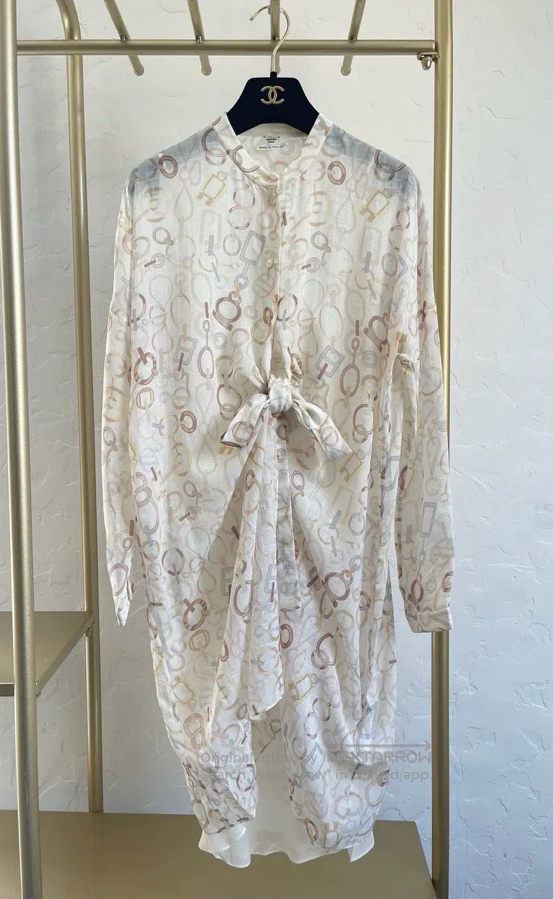 Hermes Hermes Long Shirt Size XXS / US 00 / IT 34 - 1 Thumbnail
