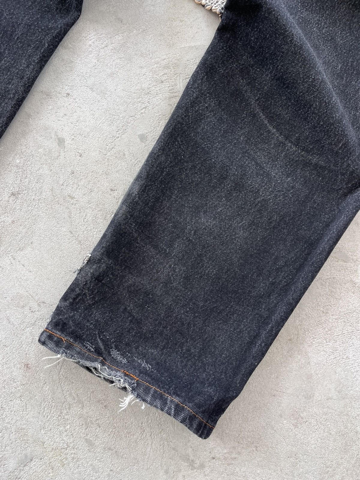 Cowboy Equipment Vintage Cowboy Denim Jeans Black Grey Marlboro Pants Y2K Size US 32 / EU 48 - 13 Thumbnail