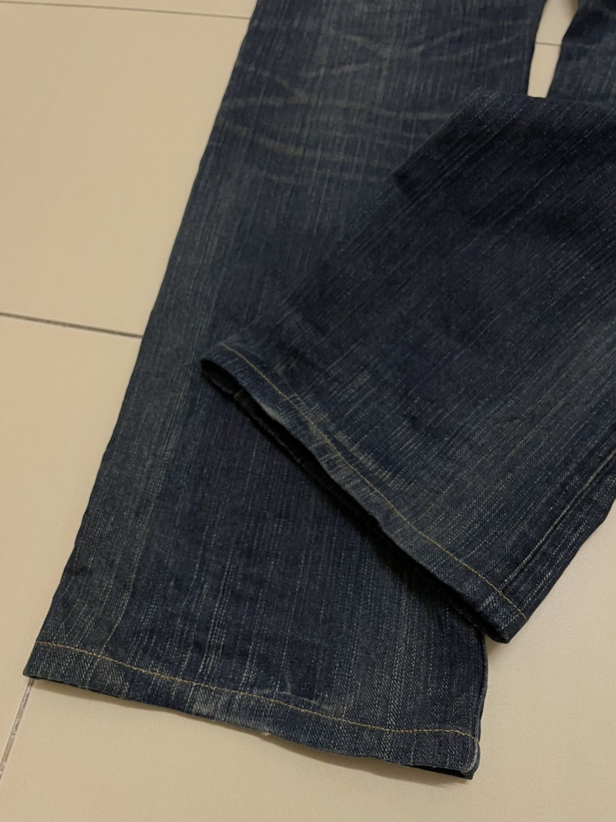Edwin Edwin XV Sashiko Straight Cut Jeans Size US 33 - 8 Thumbnail