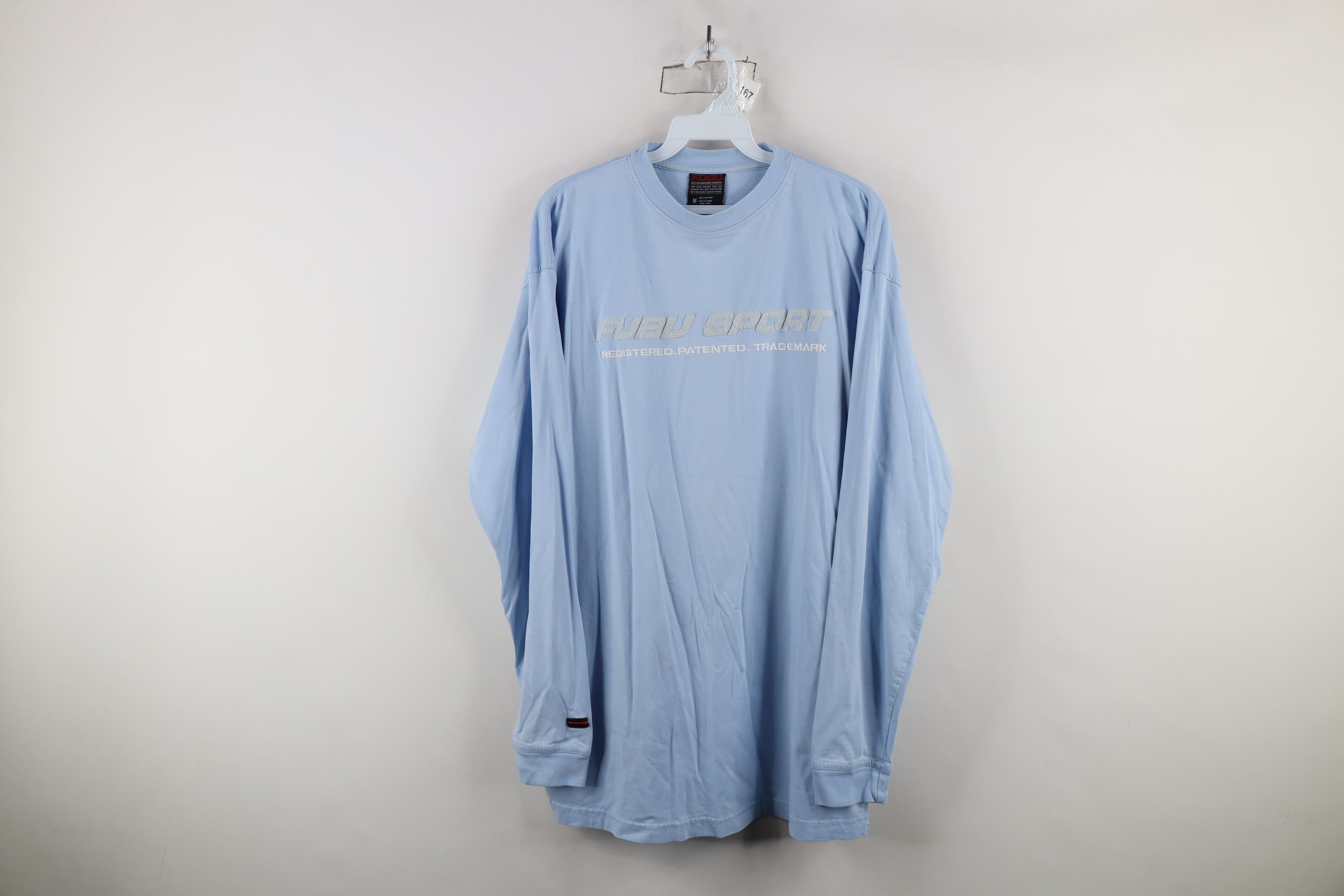 Fubu × Vintage Vintage 90s Y2K FUBU Sport Distressed Long Sleeve T-Shirt Size US M / EU 48-50 / 2 - 1 Thumbnail