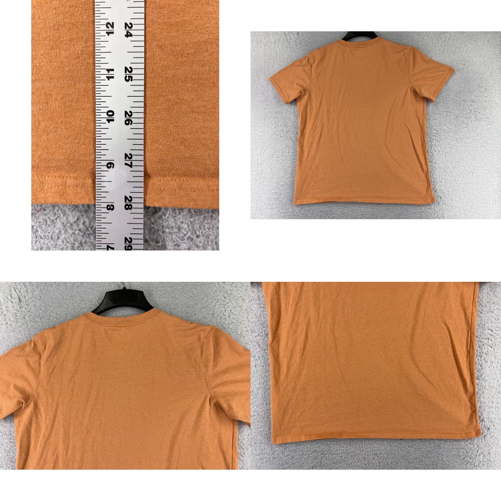 Carhartt Carhartt Shirt Womens XL Orange Short Sleeve Crew Neck Cotton Blend Jersey Size XL / US 12-14 / IT 48-50 - 9 Thumbnail