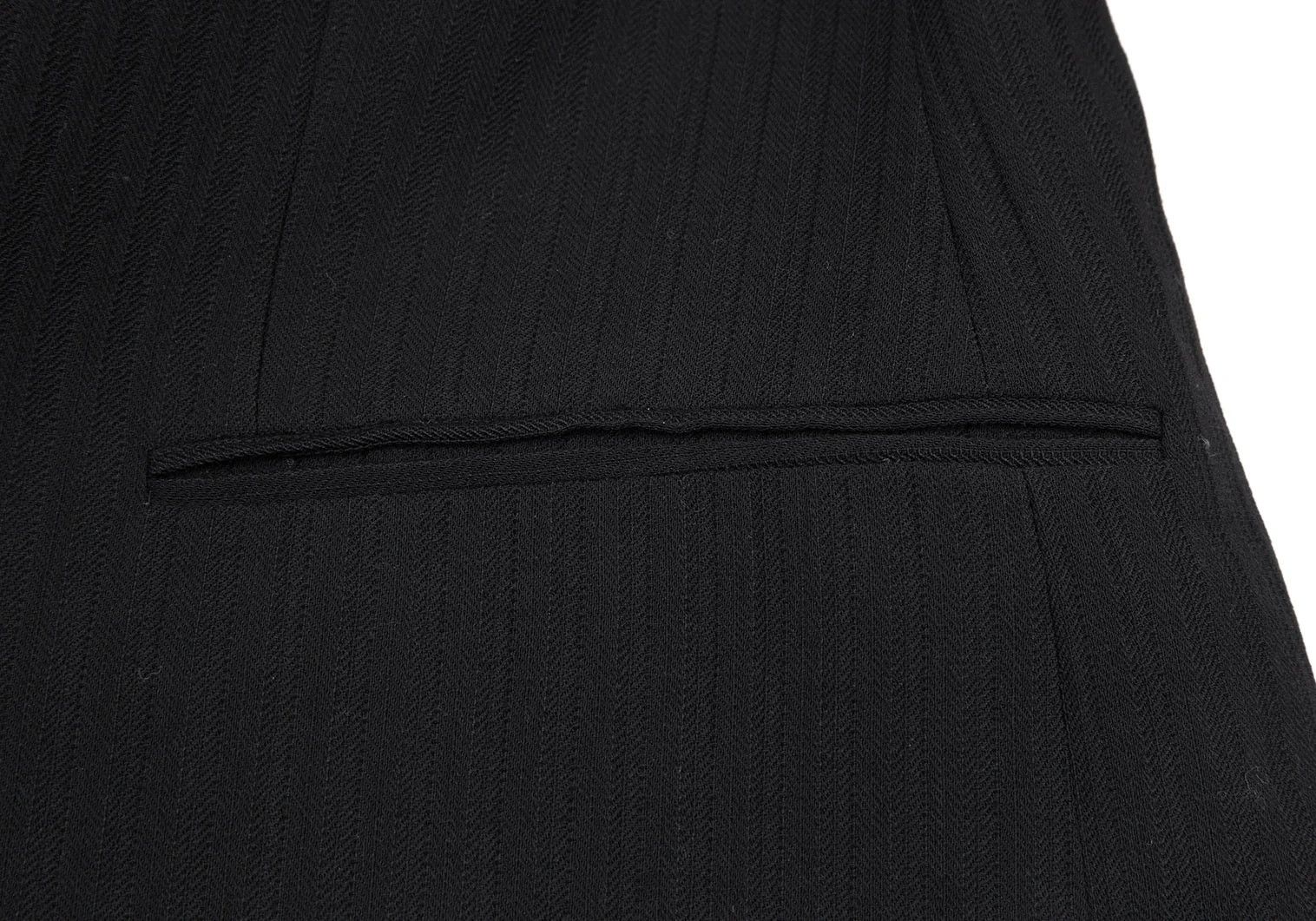 Armani Collezioni Shadow Stripe 2-Button Jacket in Black Size 52R Size US XXS / EU 40 - 11 Thumbnail