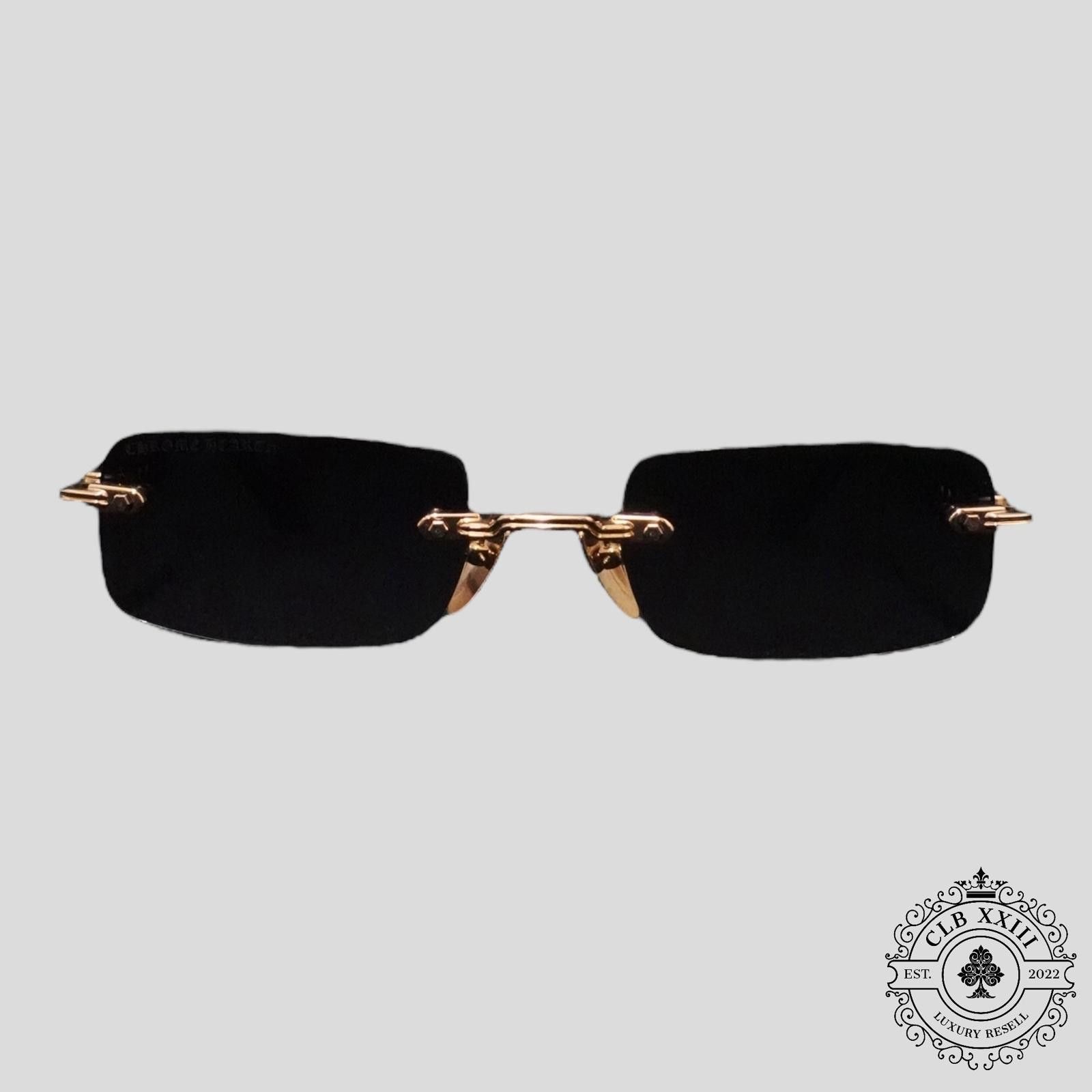 Chrome Hearts Chrome Hearts Deep I Sunglasses in Black/Gold Size ONE SIZE - 2 Thumbnail