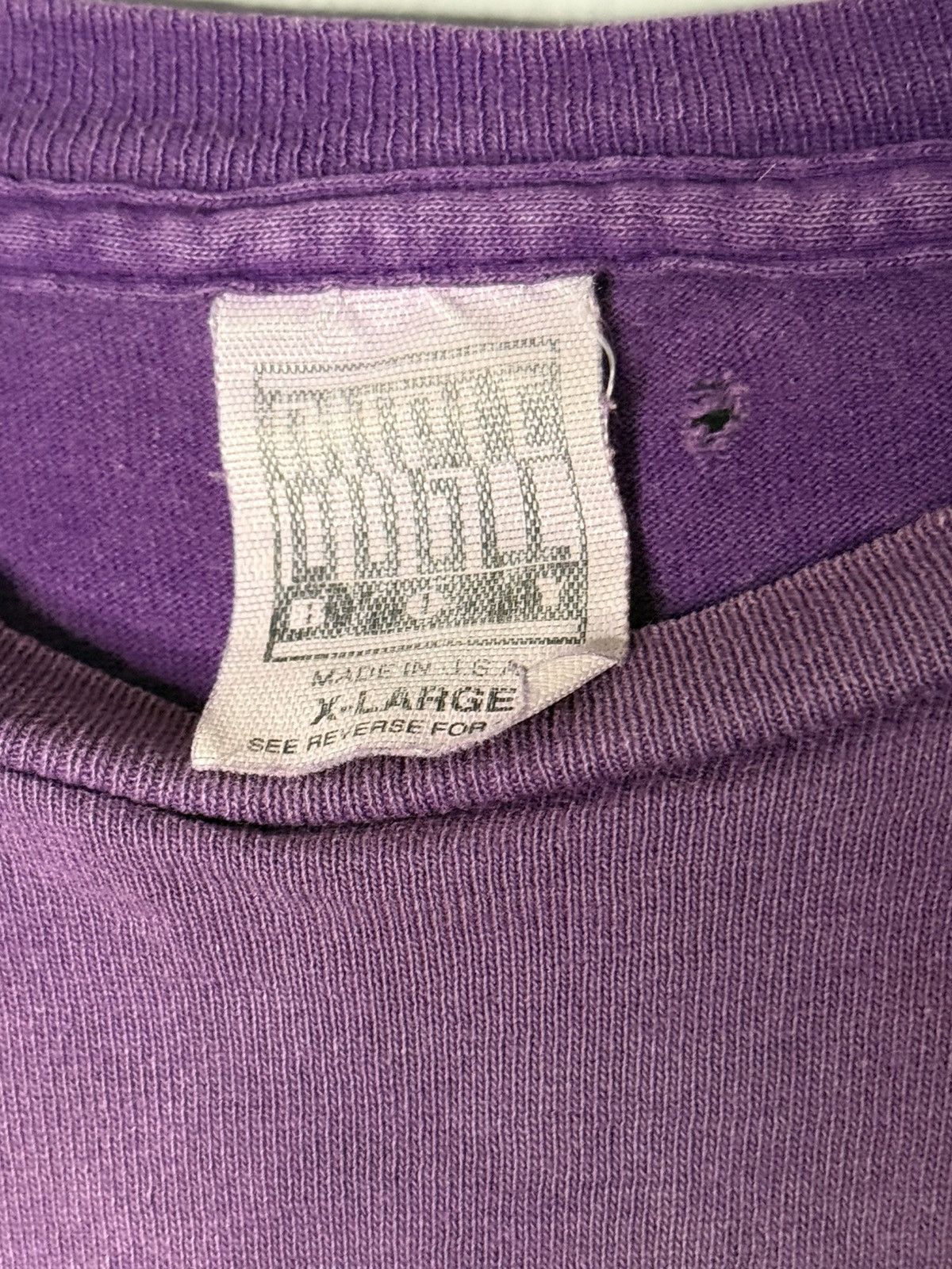 Bugle Boy Vintage Bugle Boy Genuine Graphic Tee Purple XL Size US XL / EU 56 / 4 - 3 Thumbnail