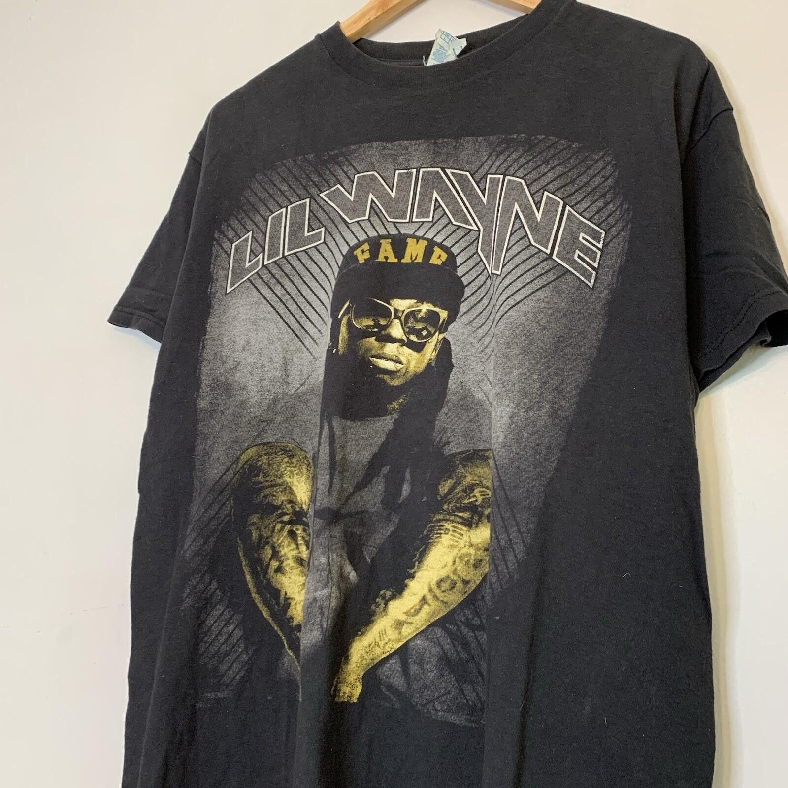 Lil Wayne Vintage 2011 Lil Wayne Tour Rap Shirt Black Size L Size US L / EU 52-54 / 3 - 2 Thumbnail