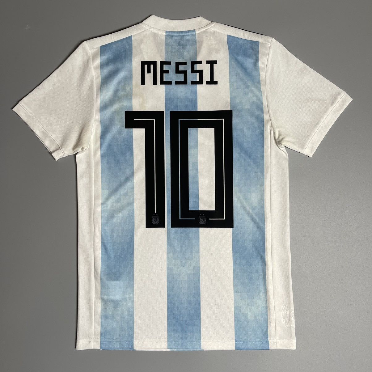 Adidas ARGENTINA ADIDAS 2018 WORLD CUP SOCCER HOME JERSEY #10 MESSI Size US XS / EU 42 / 0 - 1 Thumbnail