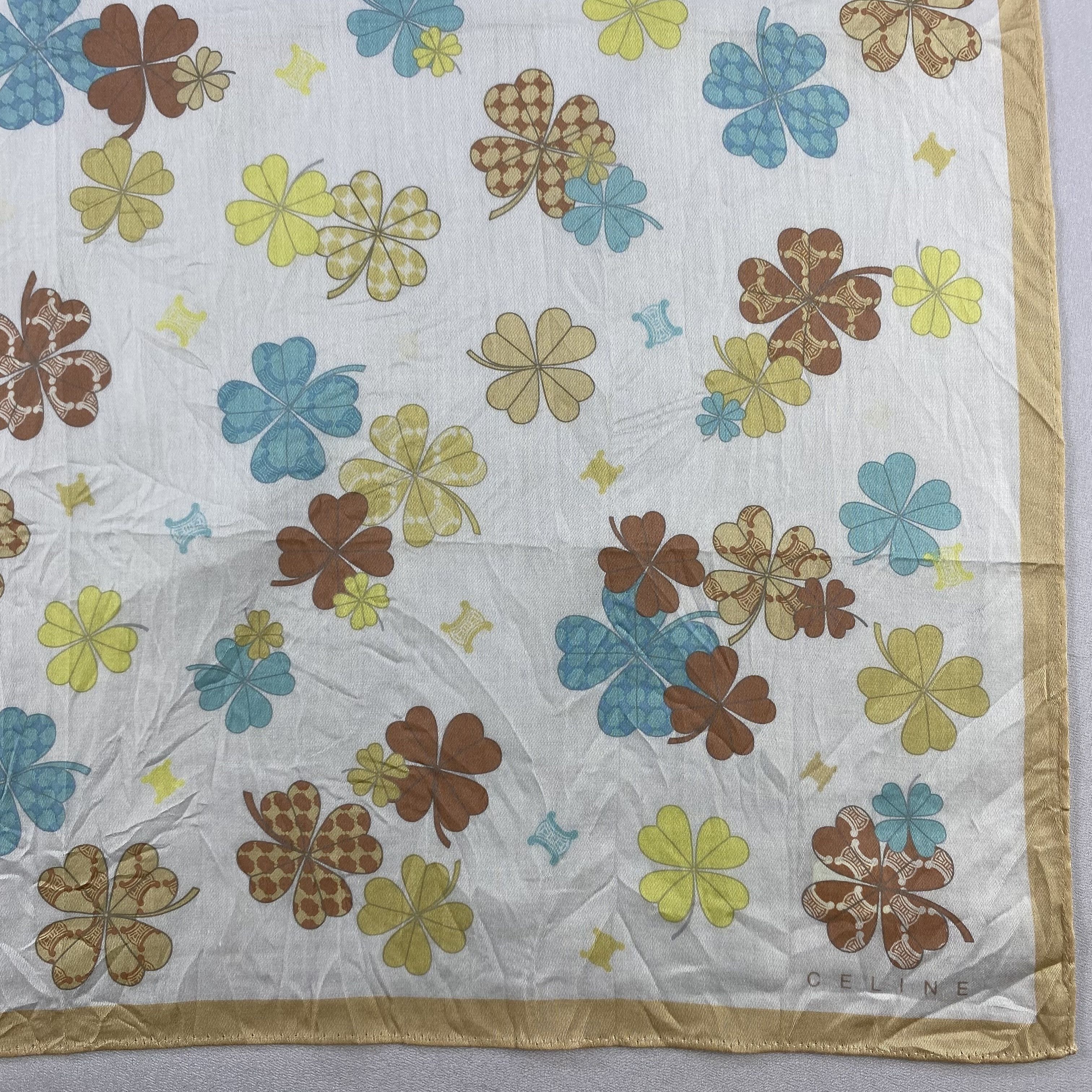 Celine × Vintage NWT Celine Bandana/ Handkerchief / Neckerchief Size ONE SIZE - 3 Thumbnail