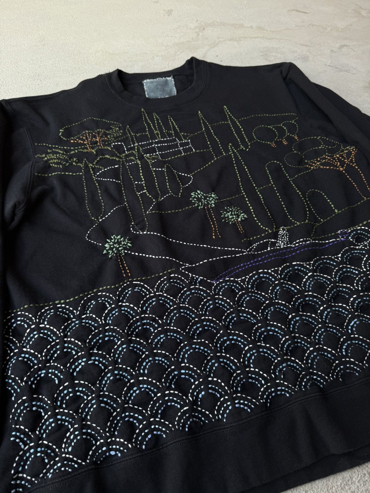 Japanese Brand Sashiko Louis Mccarthy sweatshirt Size US L / EU 52-54 / 3 - 6 Thumbnail