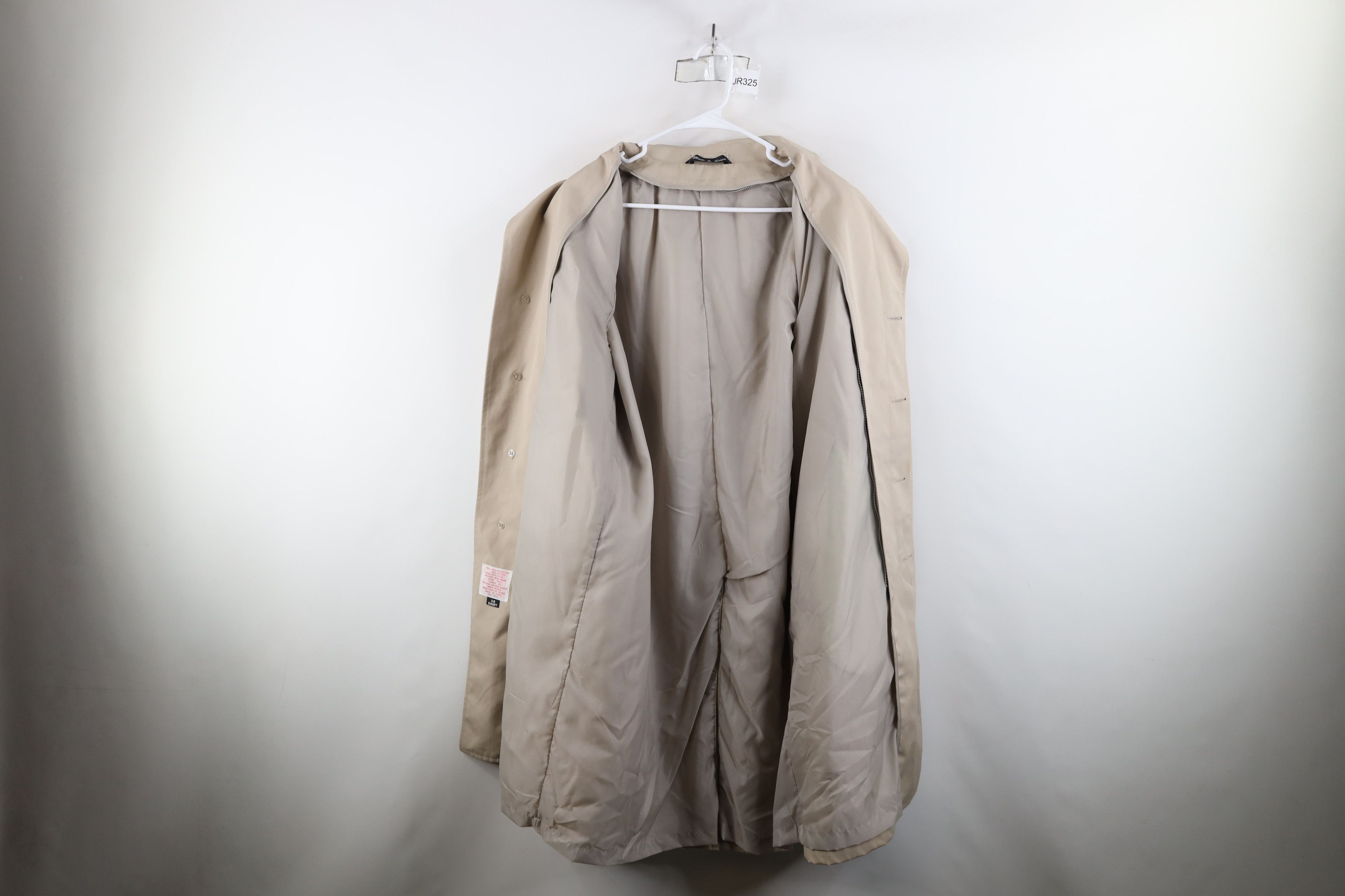 Vintage Vintage 70s Streetwear Button Trench Coat Rain Jacket Beige Size US L / EU 52-54 / 3 - 10 Thumbnail