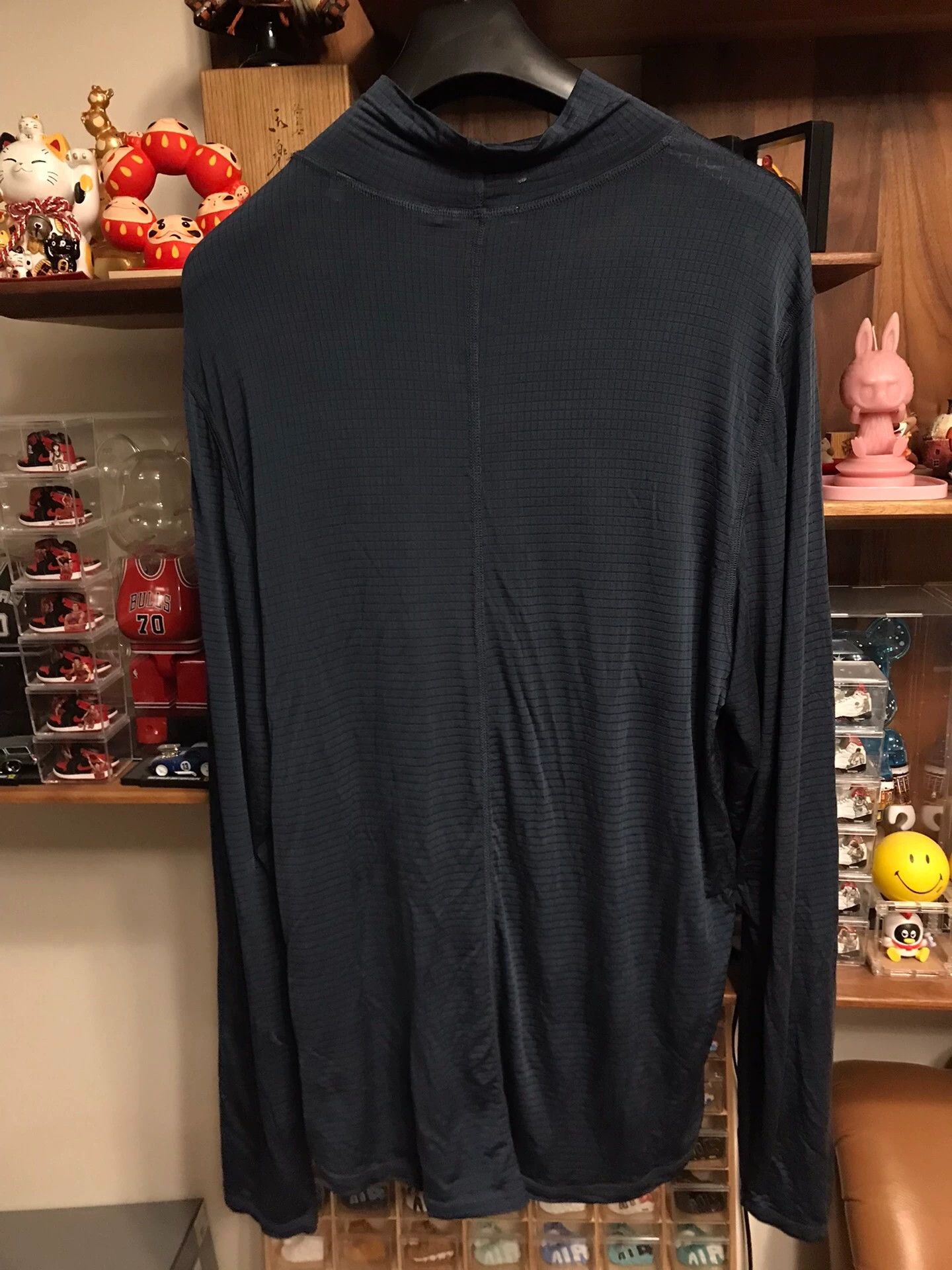 Our Legacy Our Legacy half turtleneck 3D check stretch longsleeve 52 Size US L / EU 52-54 / 3 - 2 Thumbnail