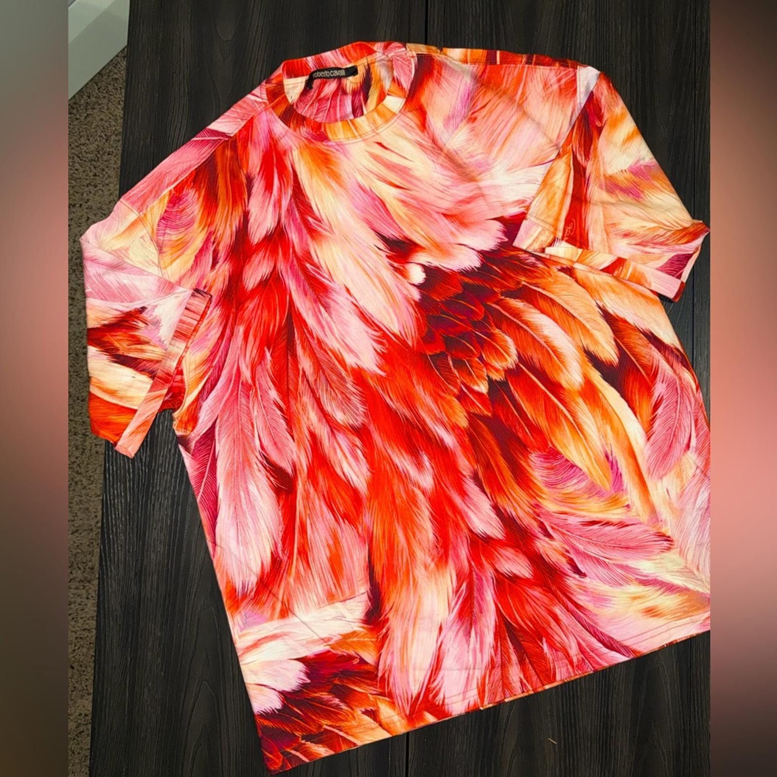 Roberto Cavalli Roberto Cavalli XL Crew Neck T-Shirt - NWT & Hologram Cert Size US XL / EU 56 / 4 - 1 Thumbnail