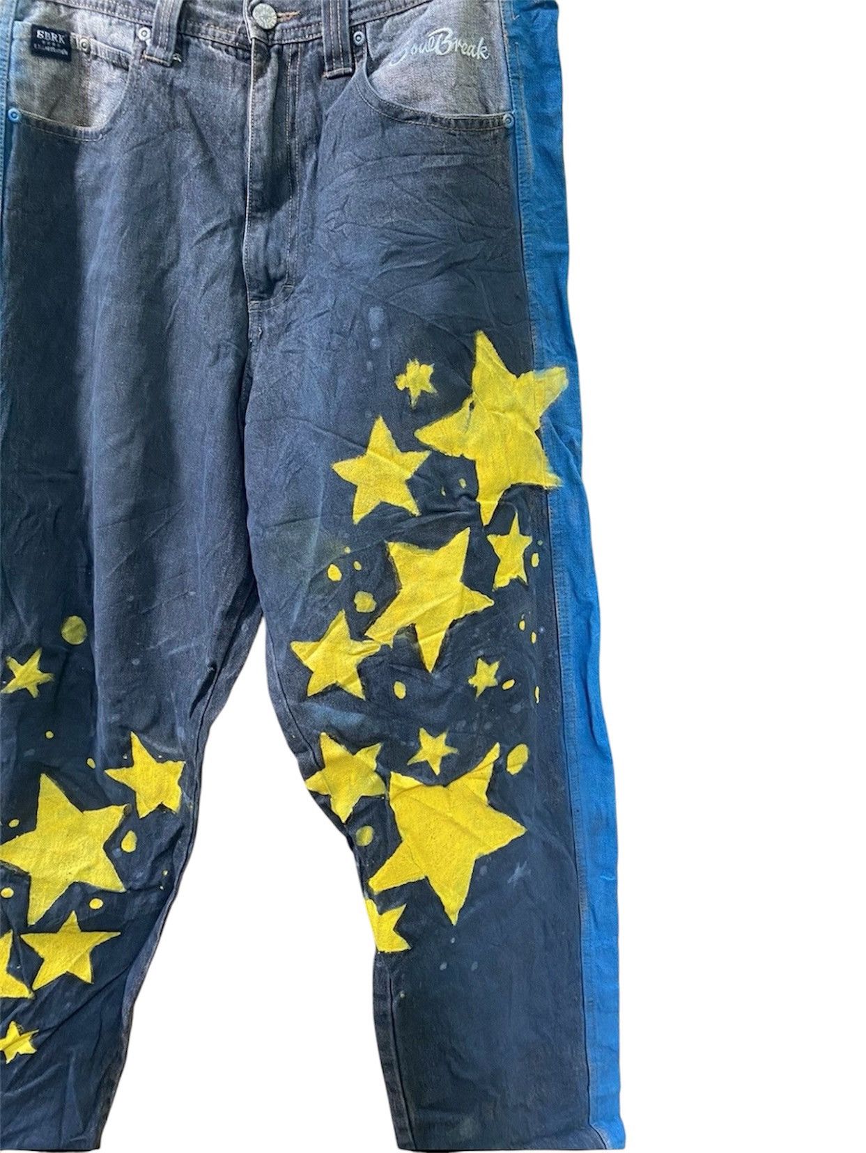If Six Was Nine VINTAGE SOUL BREAK X BBRK DESIGNER DENIM Size US 34 / EU 50 - 3 Thumbnail