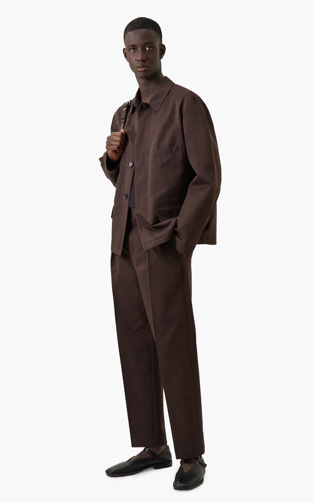 LEMAIRE ジャケット 48 Lemaire Workwear Jacket (Dark Coffee) Size 48