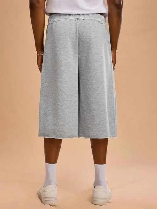 Jean Raw Edge Y2K Drip drill prison shorts Size US 34 / EU 50 - 2 Thumbnail