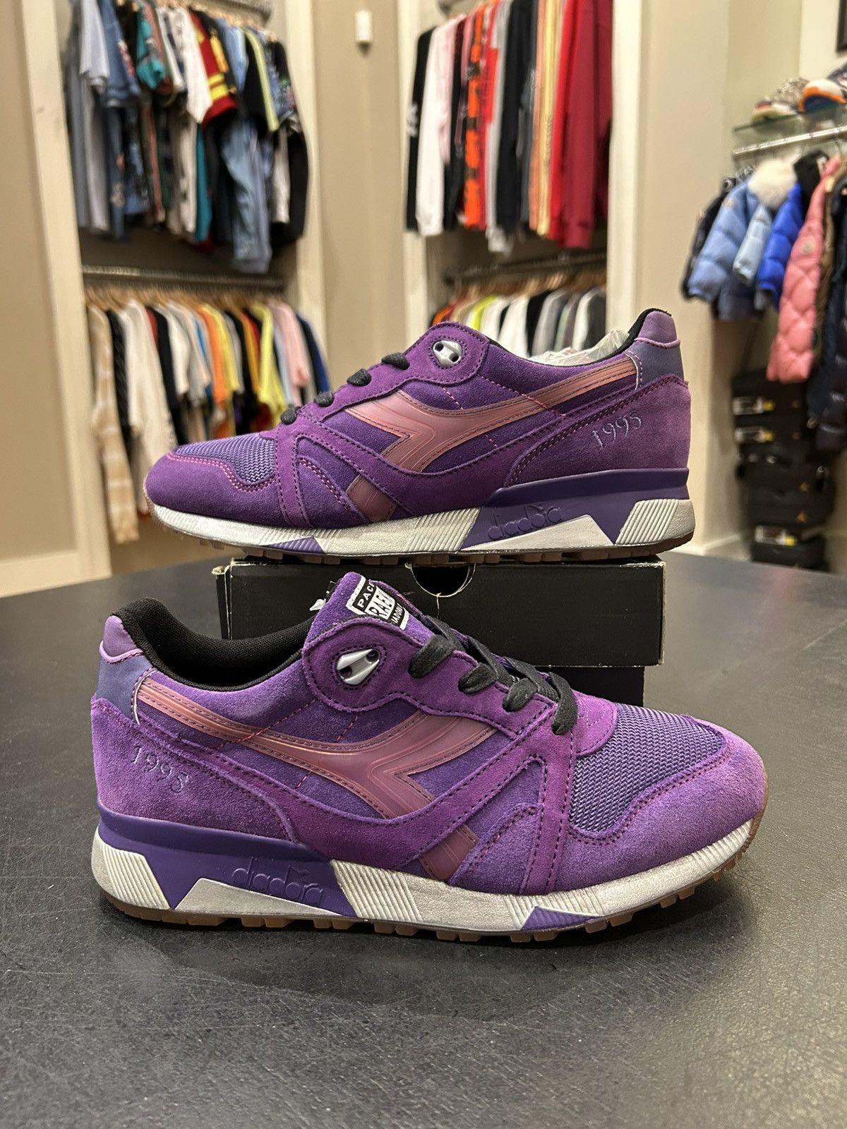 Diadora Diadora N9000 Packer Raekwon Purple Size US 8.5 / EU 41-42 - 1 Thumbnail