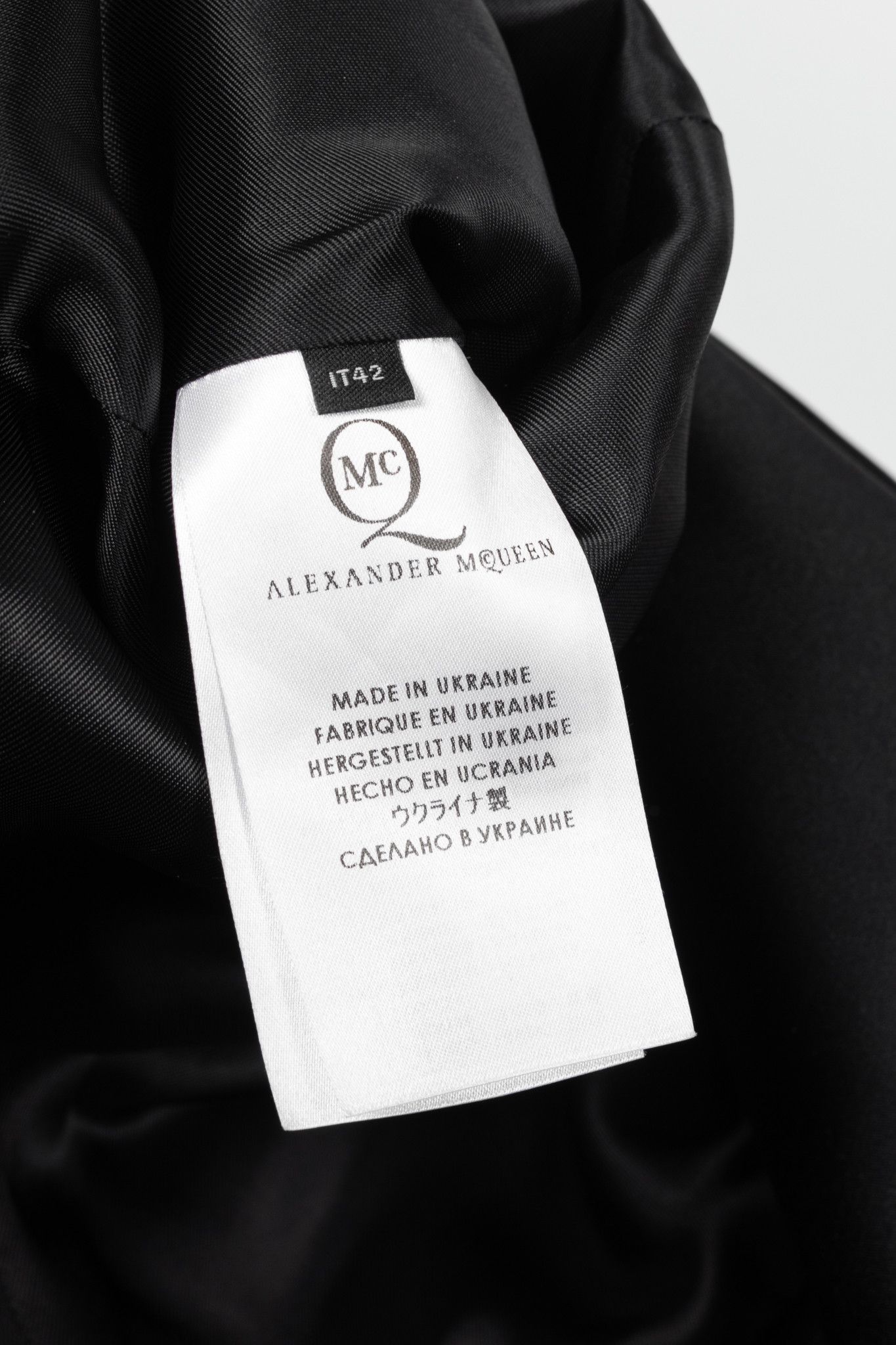 MCQ McQ by Alexander McQueen PF14 Duchess Satin Ruffle Dress Size M / US 6-8 / IT 42-44 - 9 Thumbnail