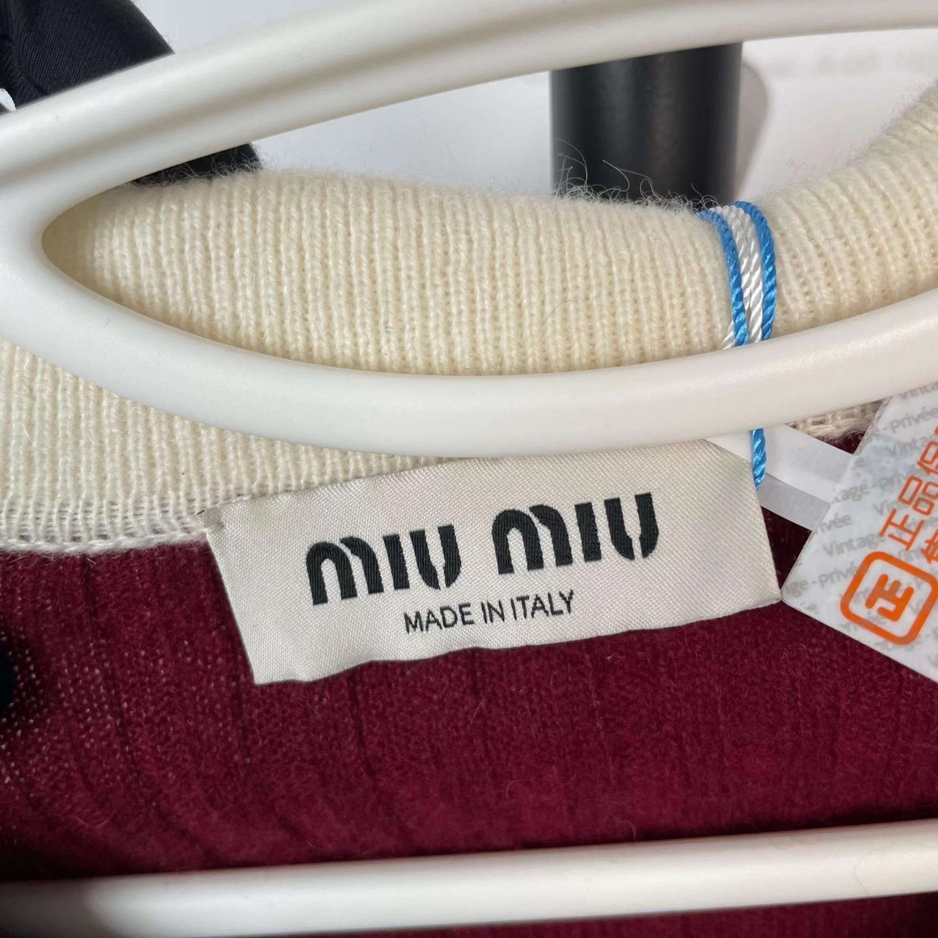 Miu Miu Miu Miu red wool knit sweater size 36 Size XS / US 0-2 / IT 36-38 - 3 Thumbnail