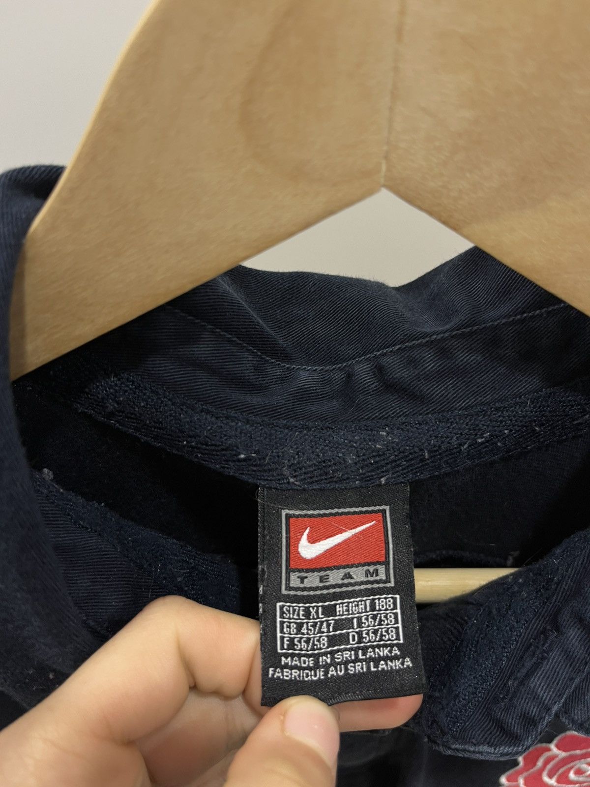 Nike Vintage Nike England Rugby Union 99-01 Long Sleeve Jersey Size US XL / EU 56 / 4 - 4 Thumbnail