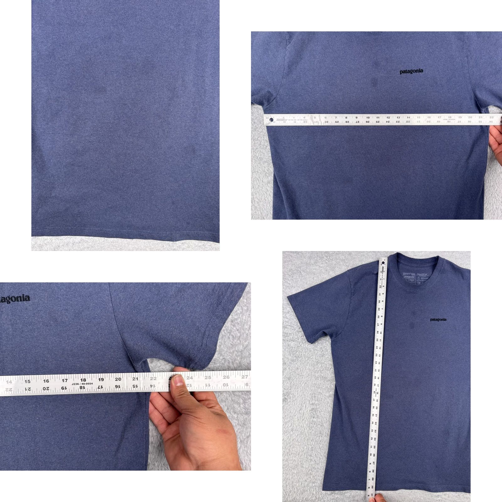 Patagonia Patagonia Shirt Men Large Blue Short Sleeve Crew Neck Cotton Polyester Blend Size US L / EU 52-54 / 3 - 8 Thumbnail